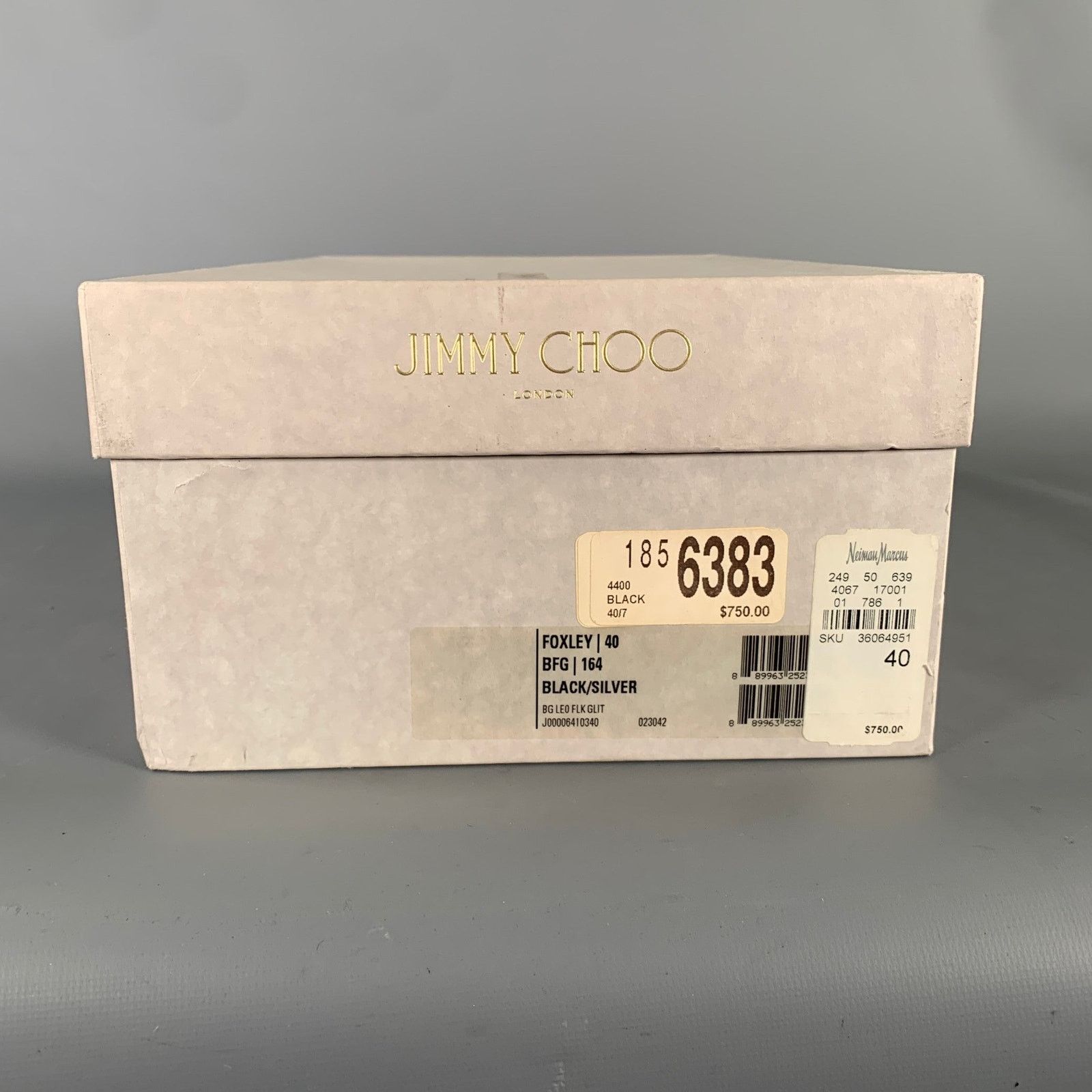 Jimmy Choo JIMMY CHOO Silver Black Medusa Jacquard Tassels Loafers Size US 7 / EU 40 - 10 Thumbnail