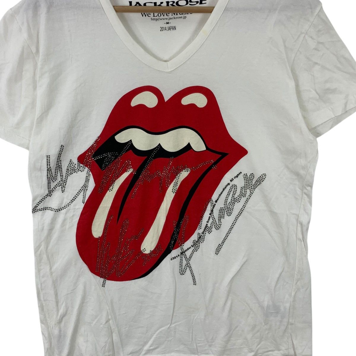 The Rolling Stones JACKROSE x THE ROLLING STONES 2014 Collection Tee Shirt Top Size M / US 6-8 / IT 42-44 - 3 Thumbnail