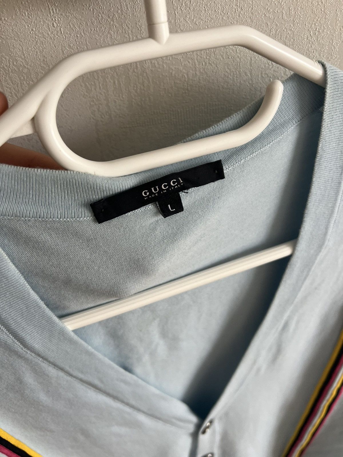 Gucci × Vintage Gucci Cotton Cardigan Size US L / EU 52-54 / 3 - 3 Thumbnail