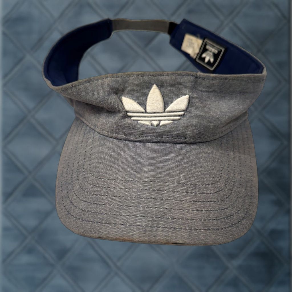 Adidas Adidas Visor Hat Cap Strap Back Trefoil Strap Back Outdoor Casual - One Size Black, Polyester, Men, Visor, Adjustable, Summer, Spring, Fall Size ONE SIZE - 1 Thumbnail