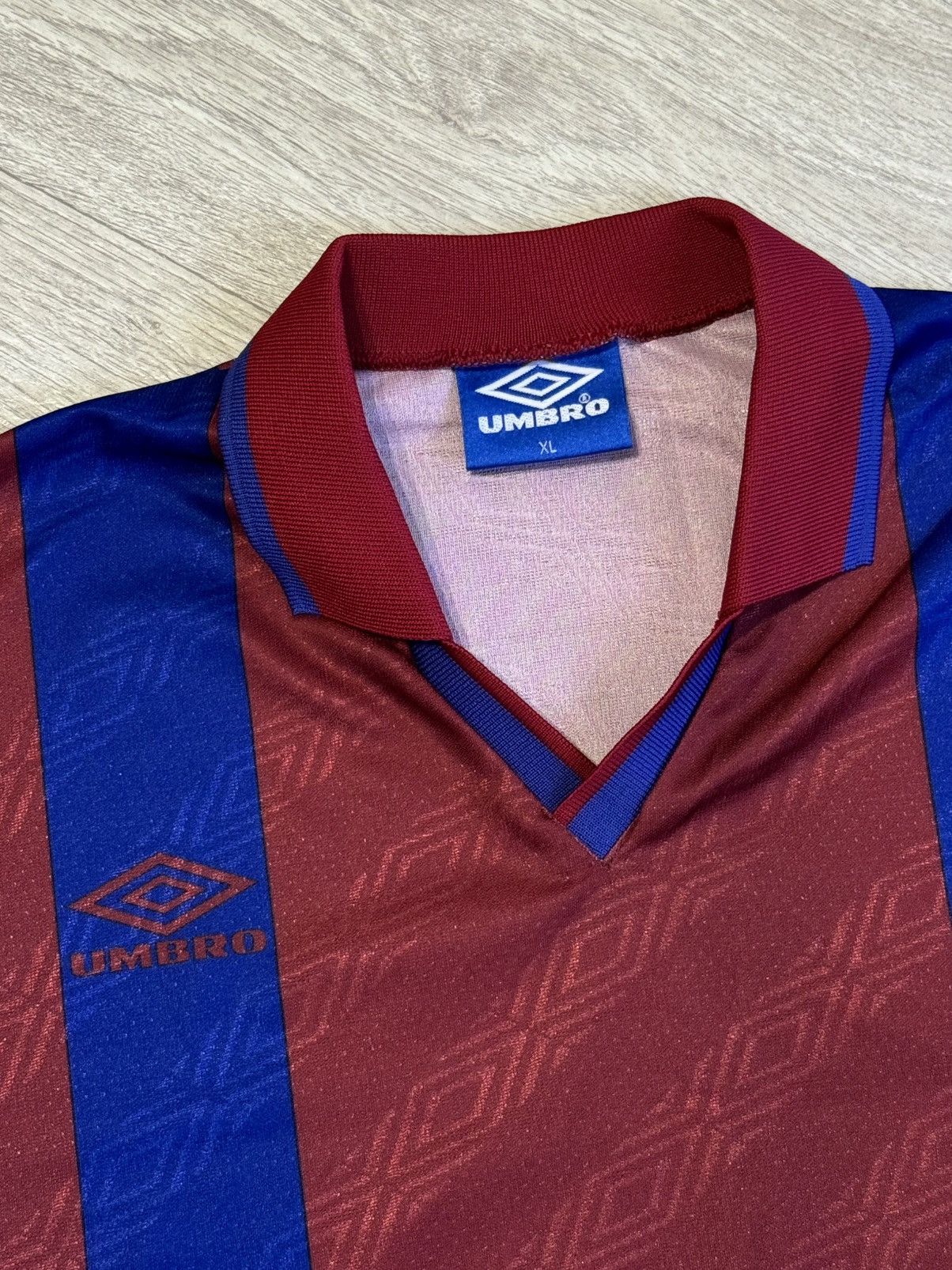 Umbro 🔷Vintage Umbro Long sleeve Soccer jersey 90s🔷🔷 Size US XL / EU 56 / 4 - 3 Thumbnail