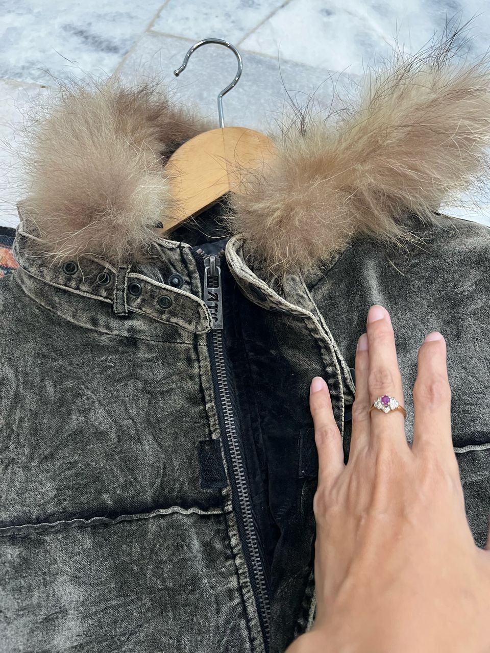In The Attic × Le Grande Bleu (L.G.B.) In The Attic Faux Fur Jacket Size US L / EU 52-54 / 3 - 5 Thumbnail