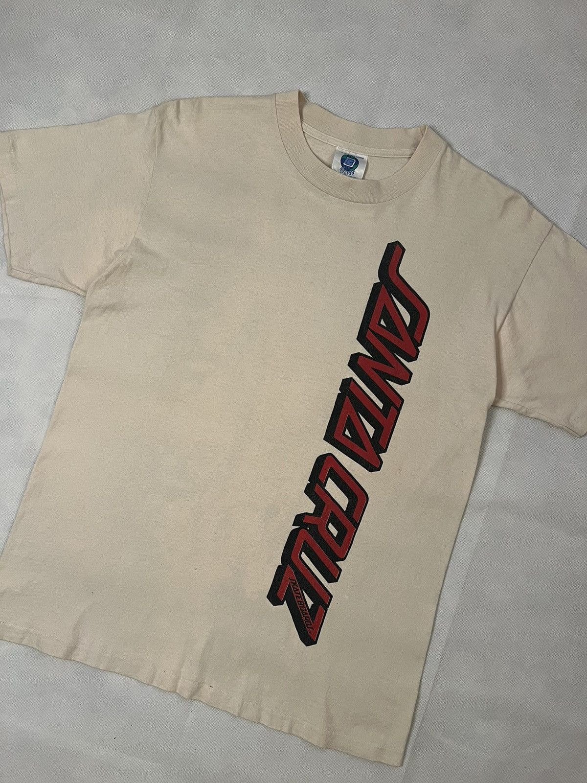Hook-Ups Vintage 80's Santa Cruz Skateboard Speed Wheels Tshirt Size US M / EU 48-50 / 2 - 6 Thumbnail