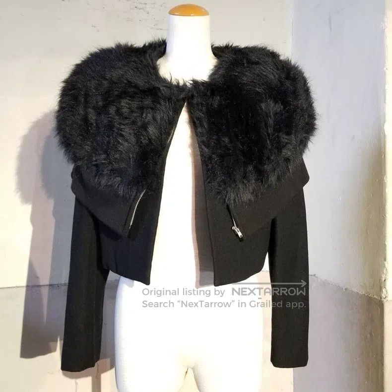 Comme des Garcons Comme des Garcons Black Furry Design Top Size S / US 4 / IT 40 - 2 Thumbnail
