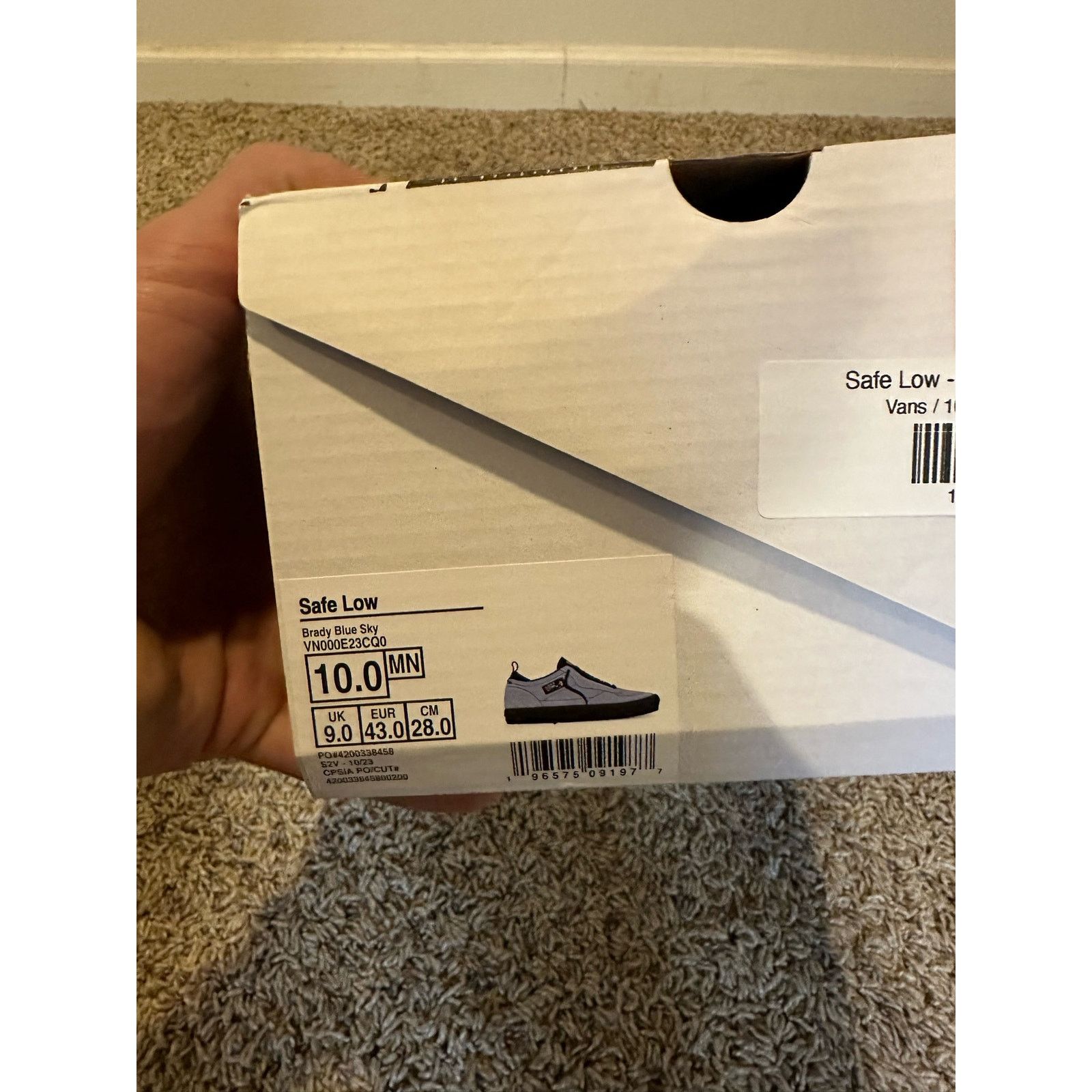 Palace Vans “safe low” palace vans collab mens 10 Size US 10 / EU 43 - 9 Thumbnail
