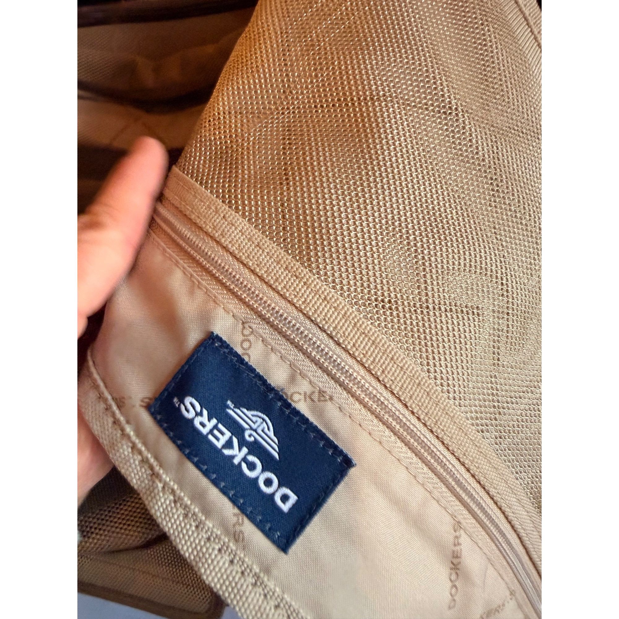 Dockers Dockers Beige Rolling Duffel Bag With Telescopic Handle & Mu Size ONE SIZE - 3 Thumbnail