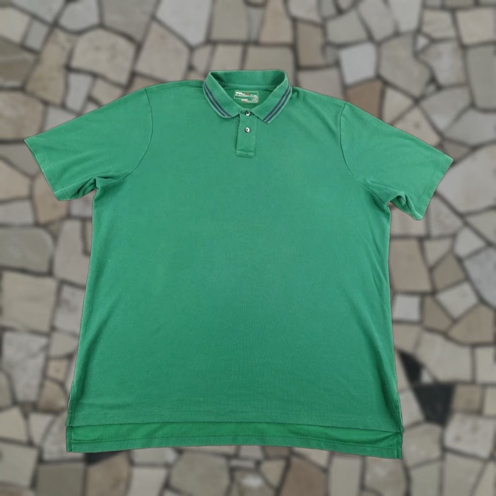 Ralph Lauren Ralph Lauren Polo Shirt Mens 2XL XXL Green RLX Performance Golf Blue Trim Pique Size US XXL / EU 58 / 5 - 1 Thumbnail