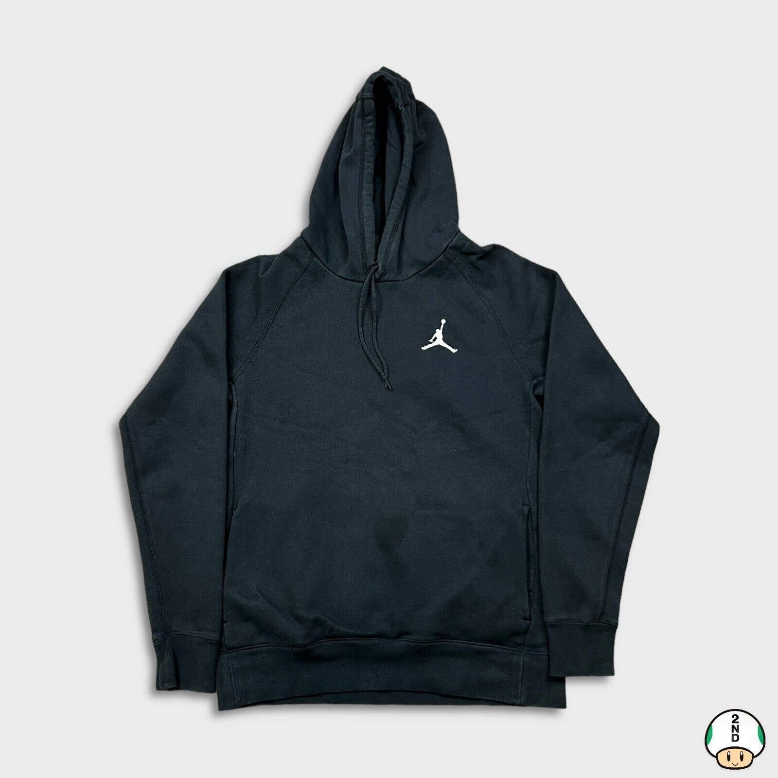 Jordan Brand Vintage Nike Air Jordan Medium Hoodie Hooded Sweatshirt Size US M / EU 48-50 / 2 - 1 Thumbnail