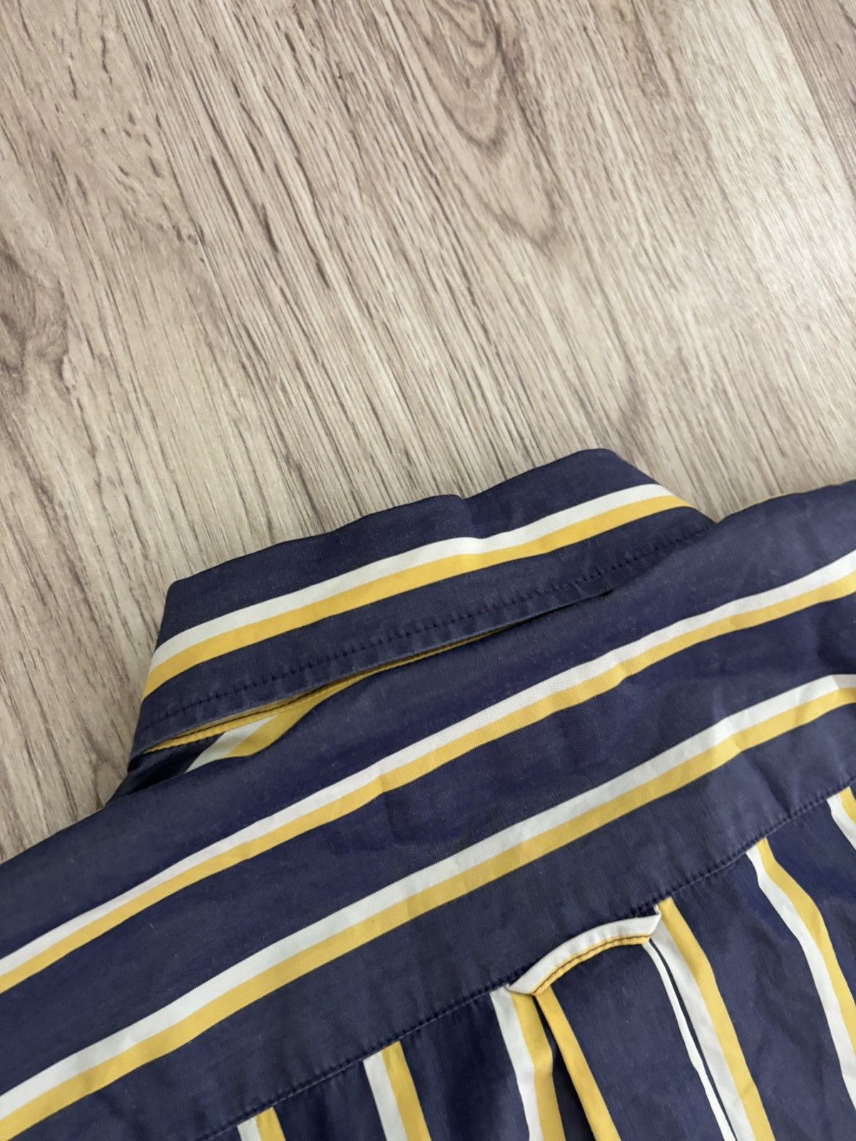 Maison Kitsune Maison Kitsuné Men’s Striped Shirt Size 38 Cotton Fox Logo Size US S / EU 44-46 / 1 - 18 Thumbnail