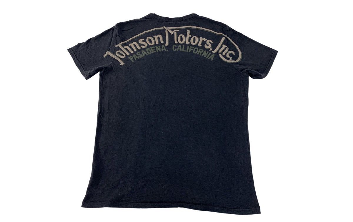 Johnson Motors Johnson Motor Inc Pasadena Big Fly Tire Logo Printed Tee Size US M / EU 48-50 / 2 - 2 Thumbnail
