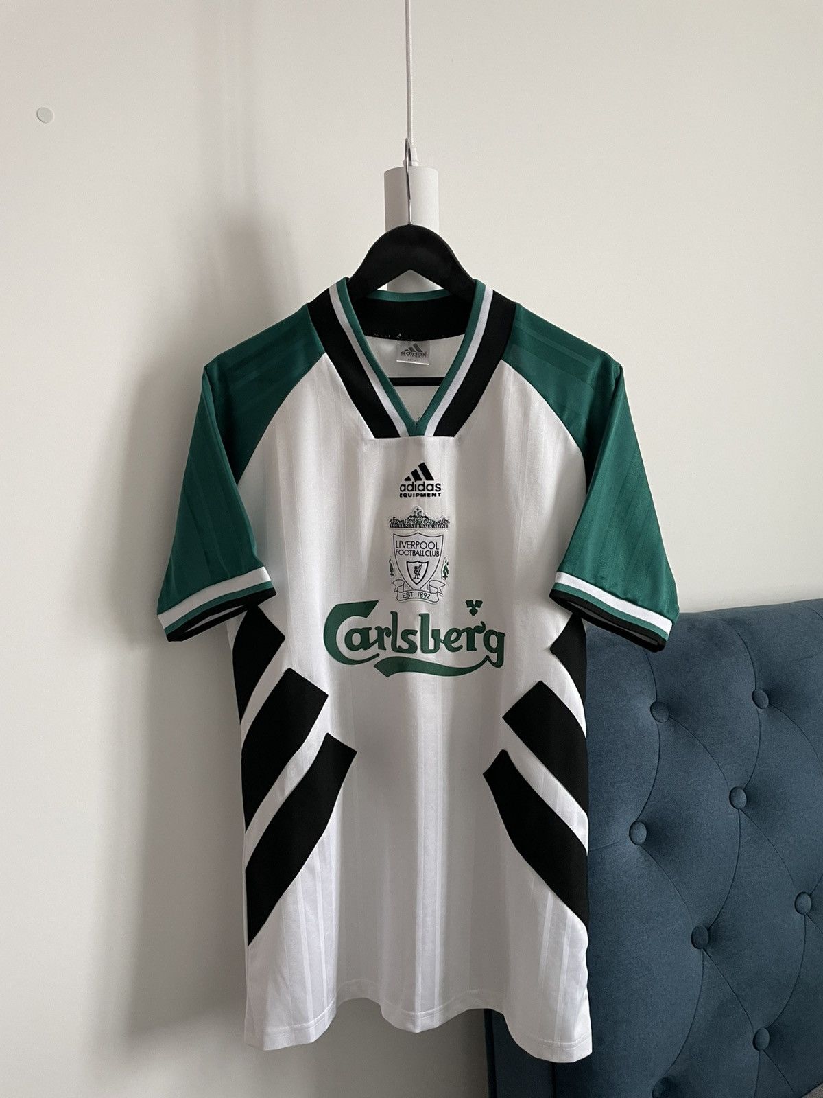 Adidas Vintage Adidas Liverpool 1993/1995 Away Jersey #23 Fowler Size US M / EU 48-50 / 2 - 1 Thumbnail