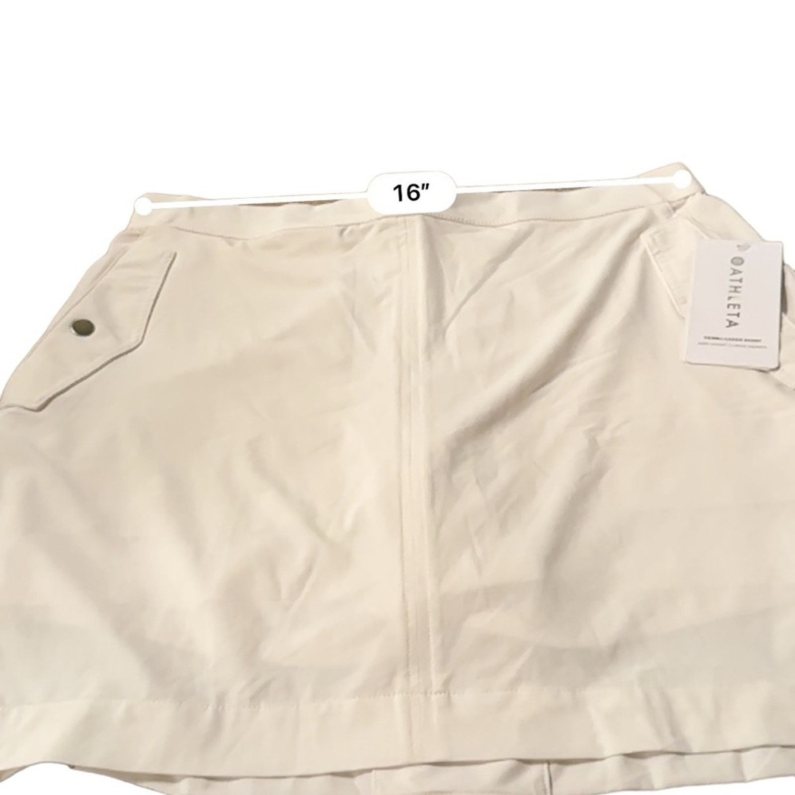 Athleta Athleta Vienna Jupe Cargo Skort in Magnolia White Size 16 Size 38" / US 16 / IT 52 - 10 Thumbnail