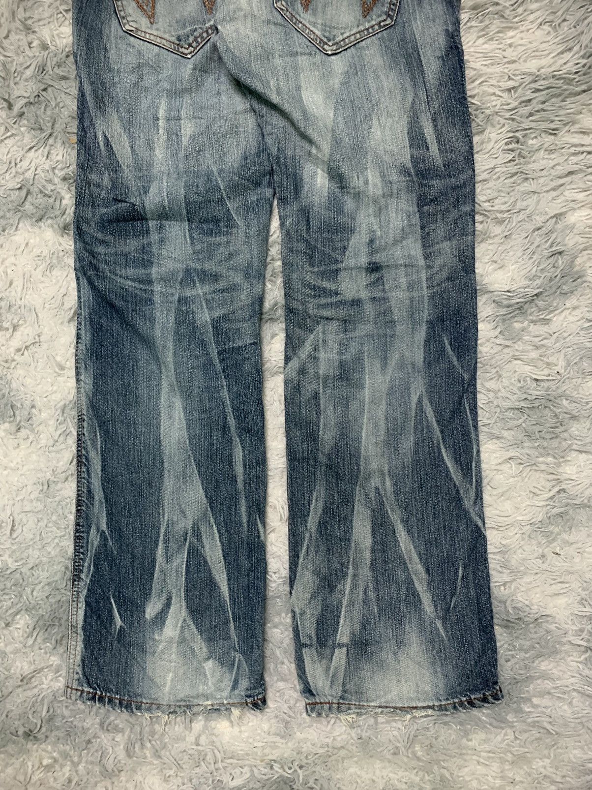 Edwin RARE 90s EDWIN BLUETRIP DISTRESSED JEANS RARE Size US 34 / EU 50 - 9 Thumbnail