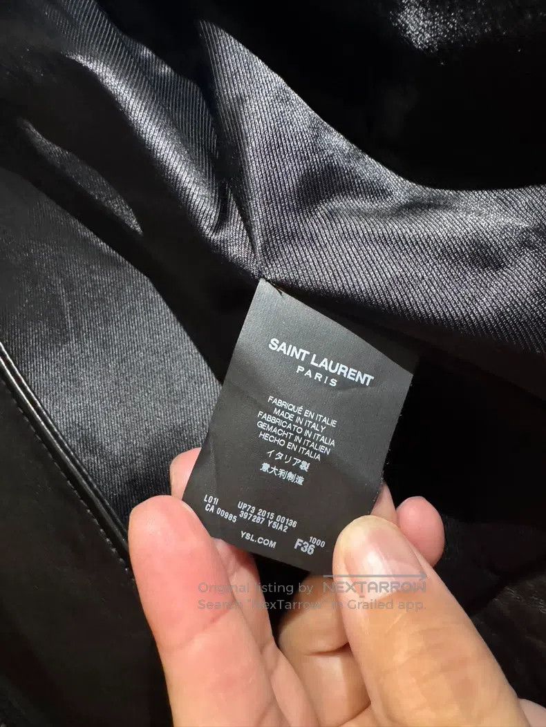 Saint Laurent Paris Saint Laurent Paris size 36 Women's Motorcycle Leather Jac Size S / US 4 / IT 40 - 5 Thumbnail