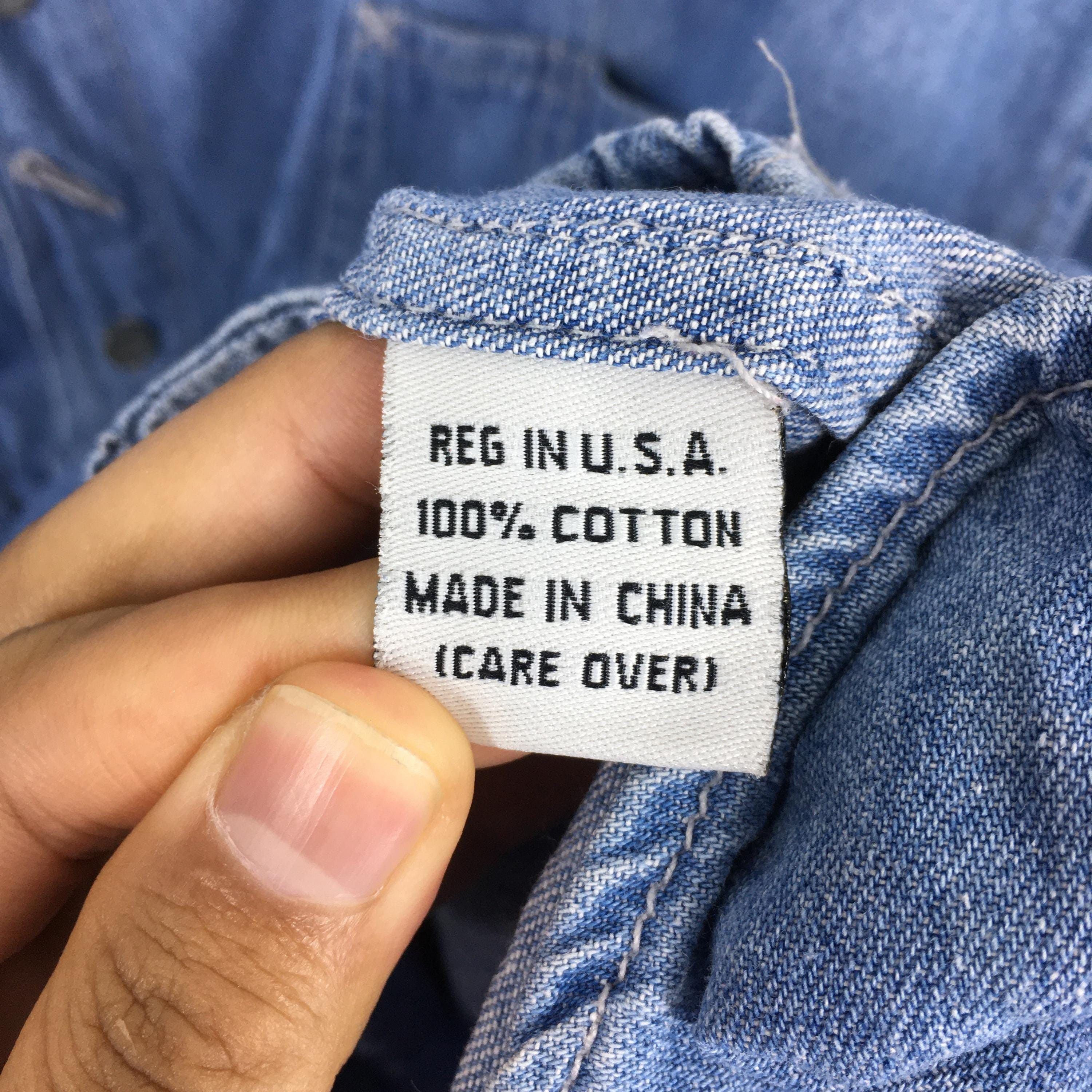 Calvin Klein × Vintage Vintage Calvin Klein USA Denim Shirt Large Size US L / EU 52-54 / 3 - 6 Thumbnail