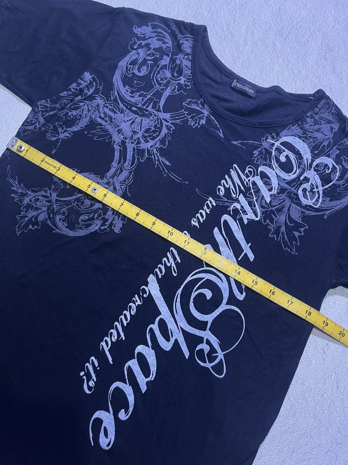 Japanese Brand VINTAGE Y2K FREEBEAT short sleeve tshirt Size US M / EU 48-50 / 2 - 6 Thumbnail