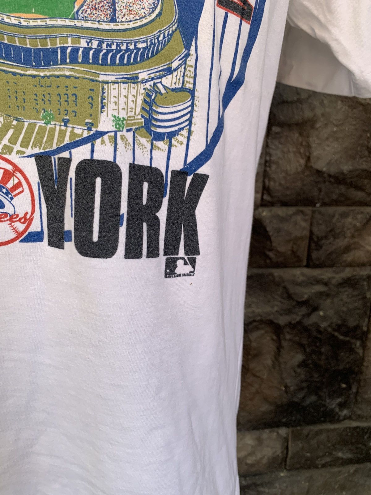 New York Yankees Vintage New York Yankees Stadium MLB Team T shirt Size US L / EU 52-54 / 3 - 4 Thumbnail