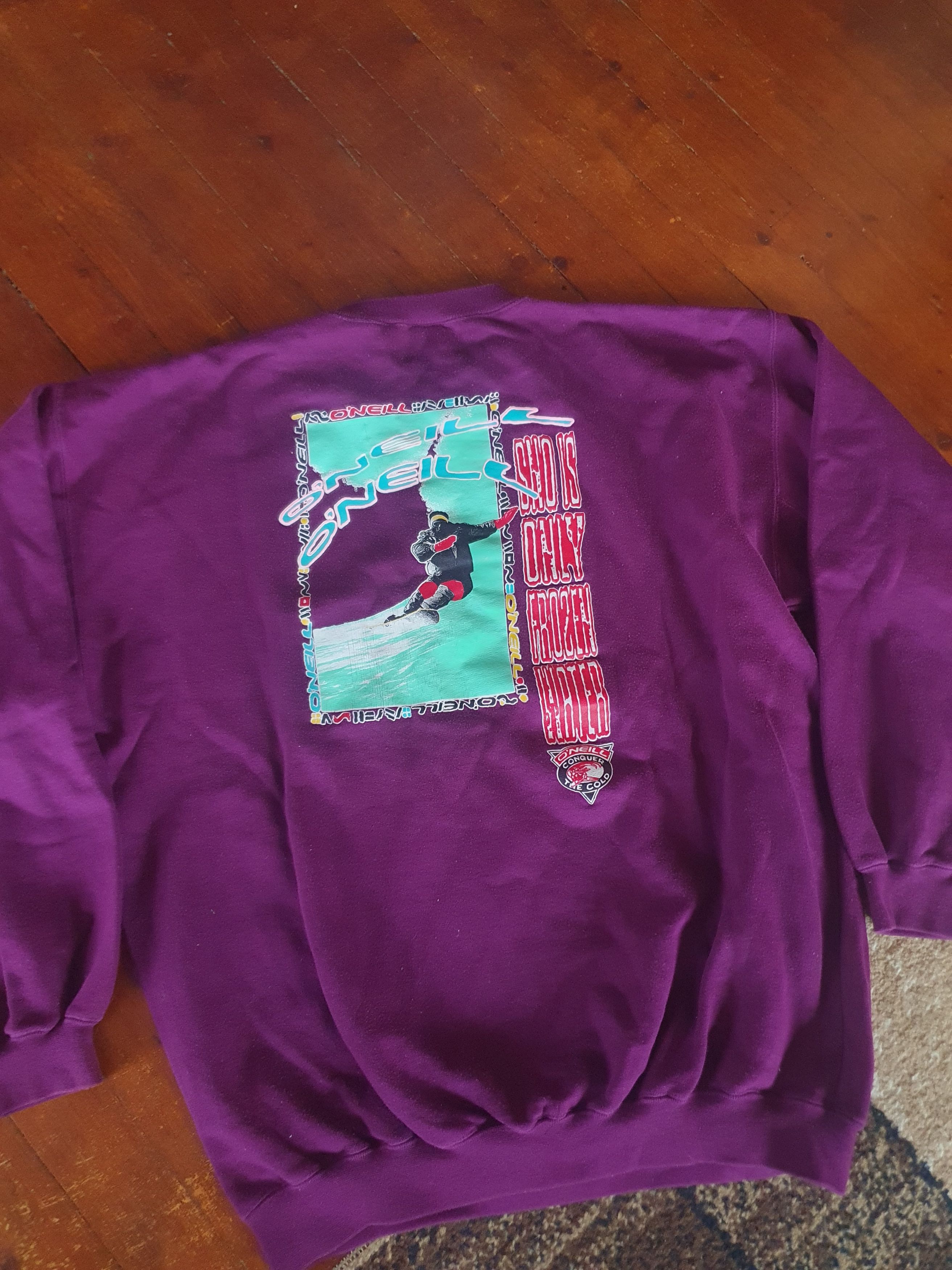 O'Neill O'neill Sno Is Only Frozen Water Vtg Sweatshirt sz L Size US L / EU 52-54 / 3 - 11 Thumbnail