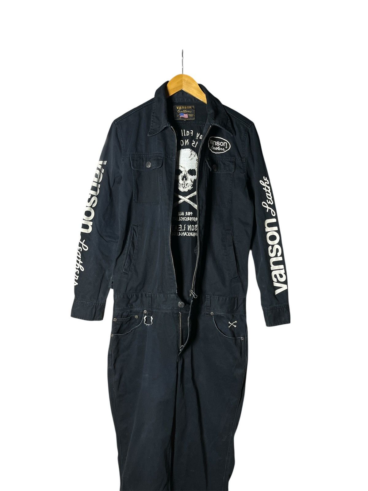 Vanson Leathers Vanson Leathers Crossbone Skull Coverall Size US M / EU 48-50 / 2 - 4 Thumbnail