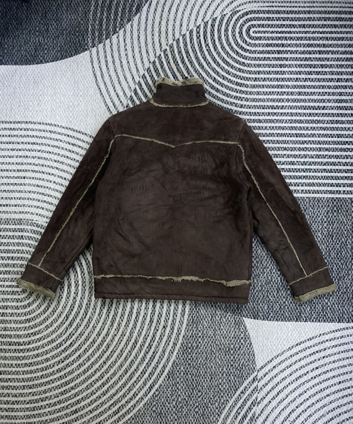 Japanese Brand Vintage BARCEDOS Real Street Order Suede Leather Jacket Size US M / EU 48-50 / 2 - 2 Thumbnail