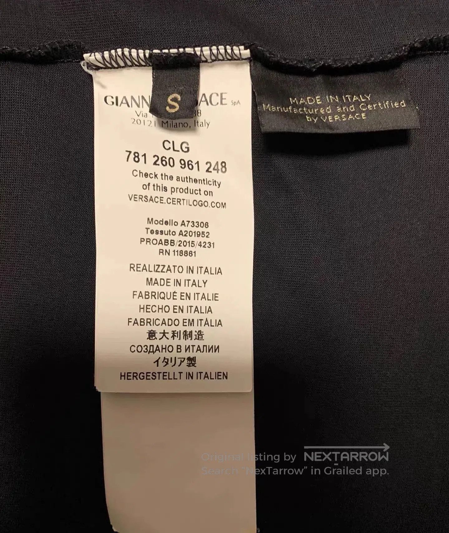 Versace Versace Men's Medusa Logo T-shirt. Size US S / EU 44-46 / 1 - 5 Thumbnail