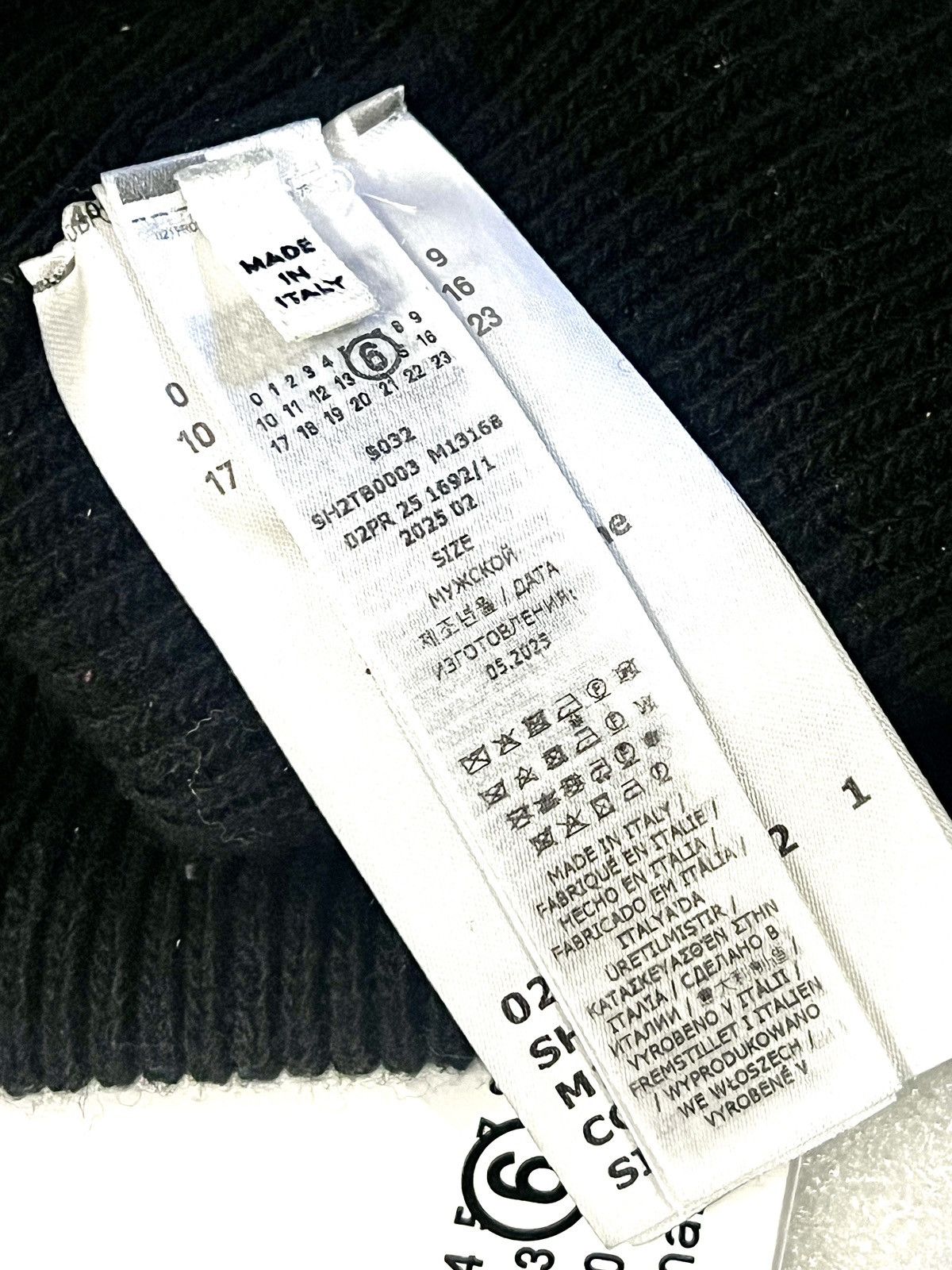 Maison Margiela MM6 Maison Margiela Logo Patch Ribbed Beanie Size ONE SIZE - 4 Thumbnail
