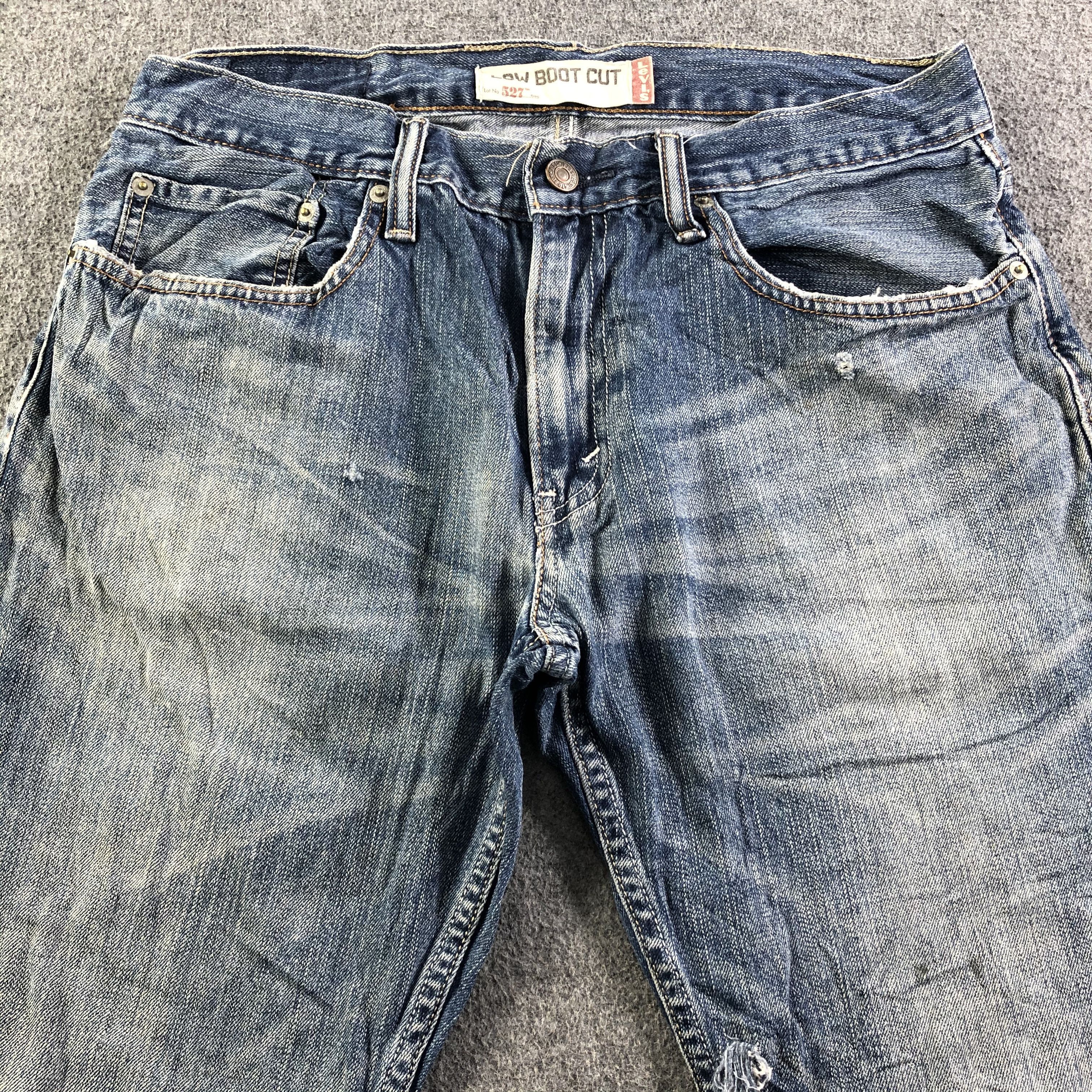Levi's Vintage Blue Wash Levis 527 Jeans-J3327 Size US 32 / EU 48 - 3 Thumbnail