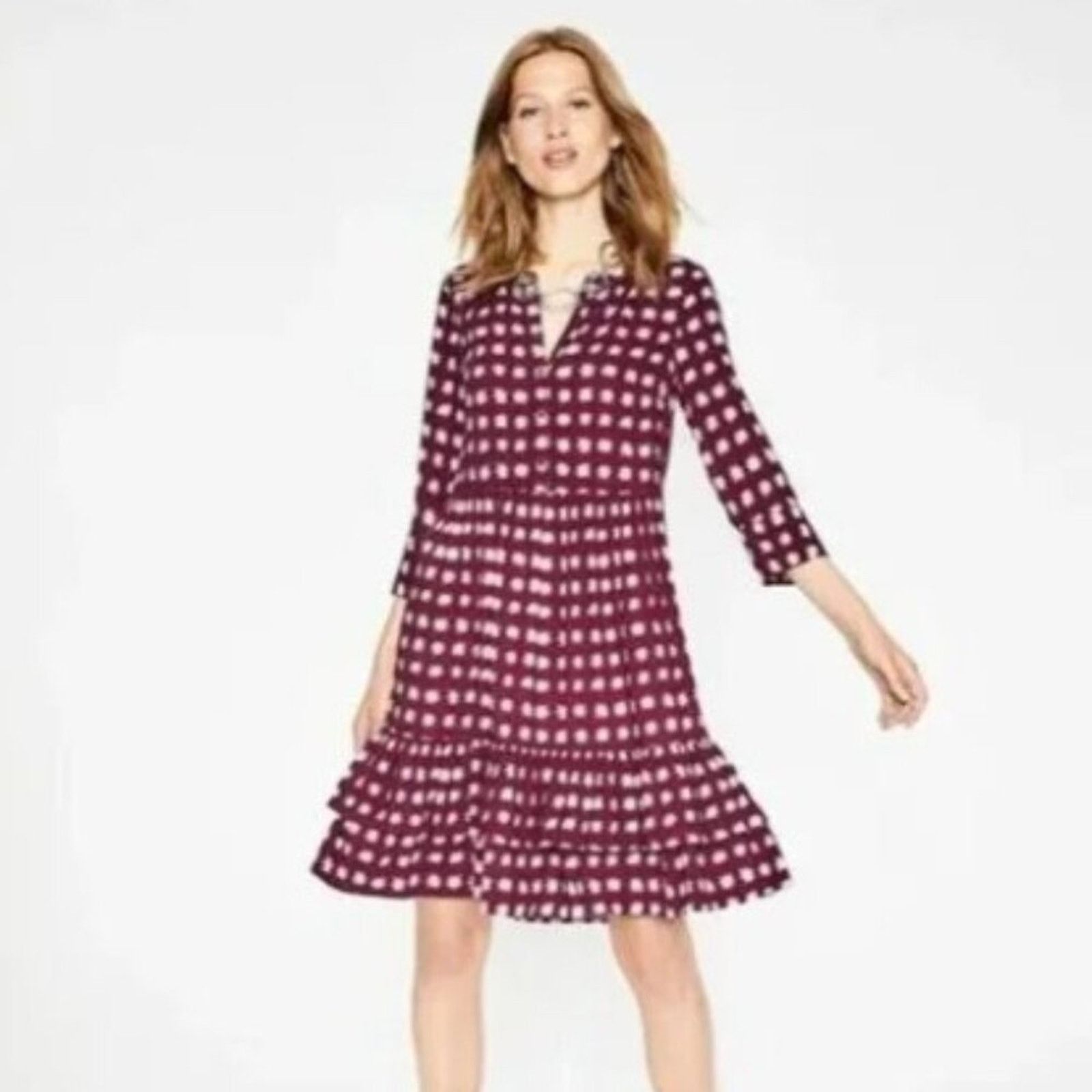 Boden Boden Evangeline Jersey Faux Wrap Dress Paisley US 12 | Grailed