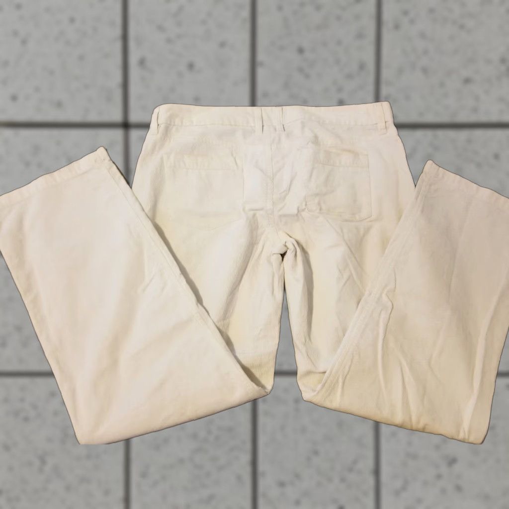 J.Crew Womens J. Crew Corduroy Pants 34R White Cotton 38x32 Chino Regular Size 34 Womens Size 24" / US 00 / IT 34 - 1 Thumbnail