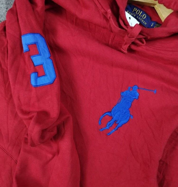 Polo Ralph Lauren × Ralph Lauren Polo Ralph Lauren Red Hoodie Size US S / EU 44-46 / 1 - 3 Thumbnail