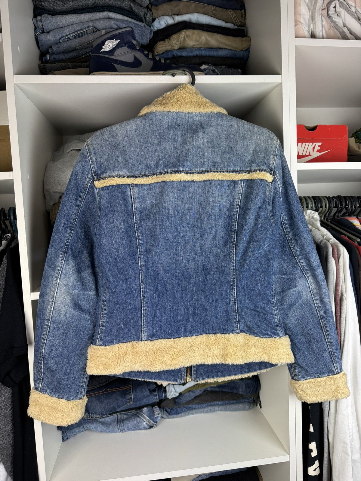 Levi's Vintage Levi's Sherpa Denim Jacket Zip Girls S Fits Women XS Size XS / US 0-2 / IT 36-38 - 16 Thumbnail