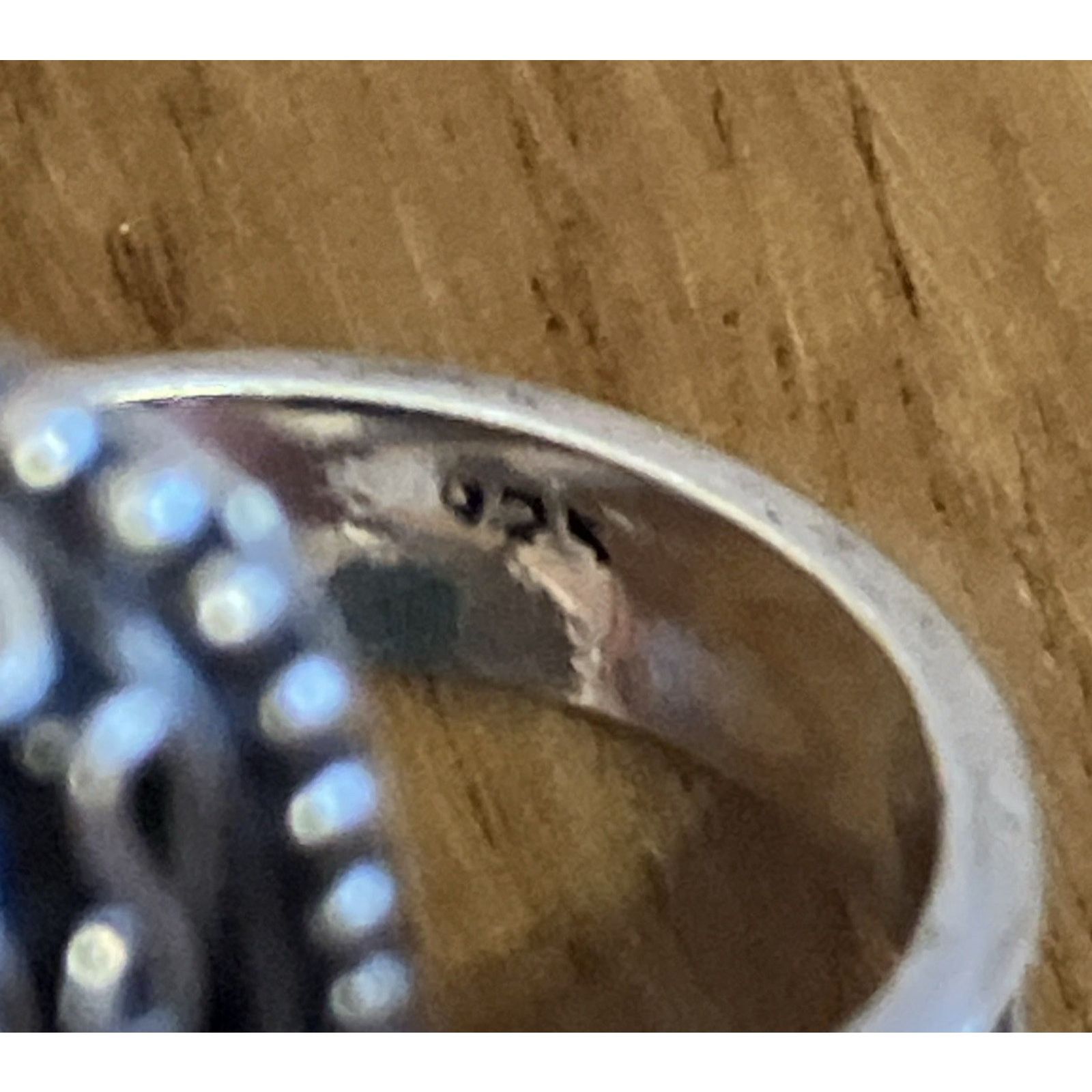 Handmade Blue Copper Turquoise Ring 925 Sterling Silver Southwestern Size ONE SIZE - 14 Thumbnail