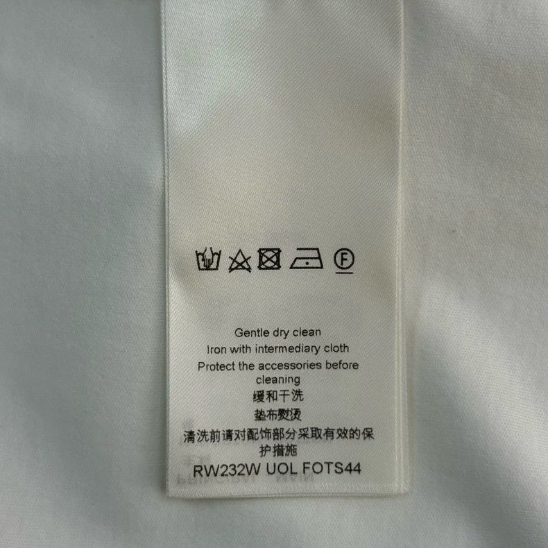 Louis Vuitton Louis Vuitton White chain logo short sleeve T-shirt 2505-Ne Size US L / EU 52-54 / 3 - 6 Thumbnail