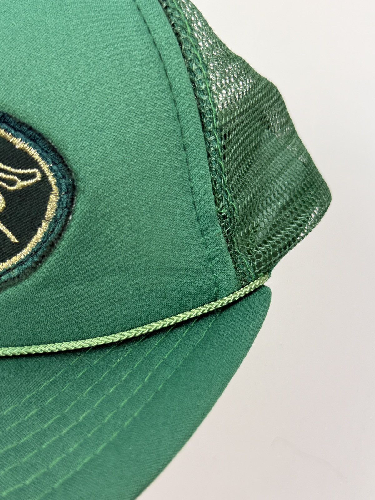 Vintage 1990s Vintage Jaguar Patch Logo Racing Foam Trucker Hat Cap Size ONE SIZE - 5 Thumbnail