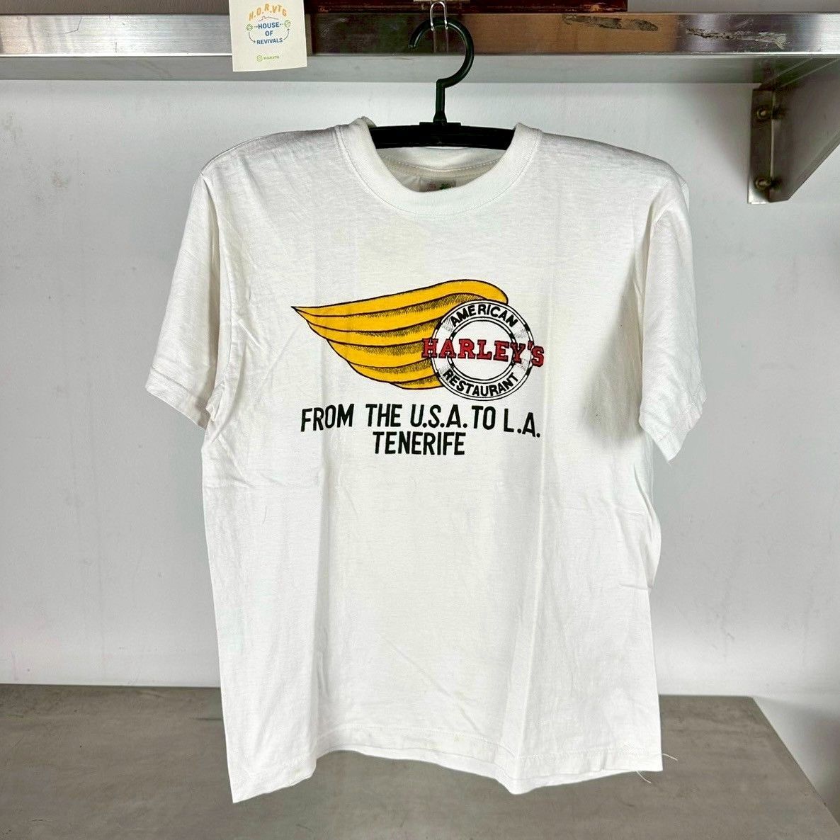 Harley Davidson × Vintage Vintage 90s Harley's The Restaurant Harley Davidson T-shirt Size US M / EU 48-50 / 2 - 1 Thumbnail