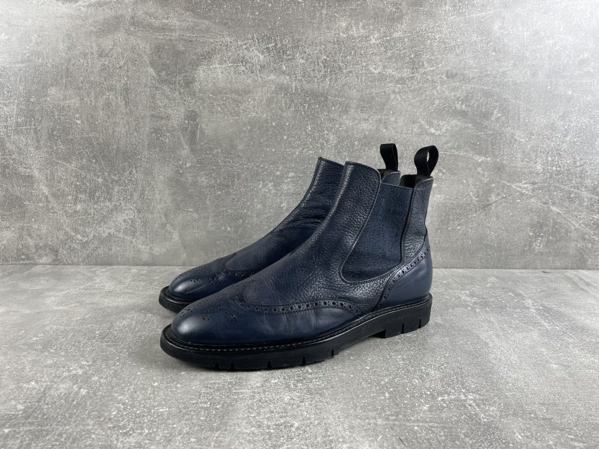 Neil Barrett AW11 Stomper leather boots | Grailed