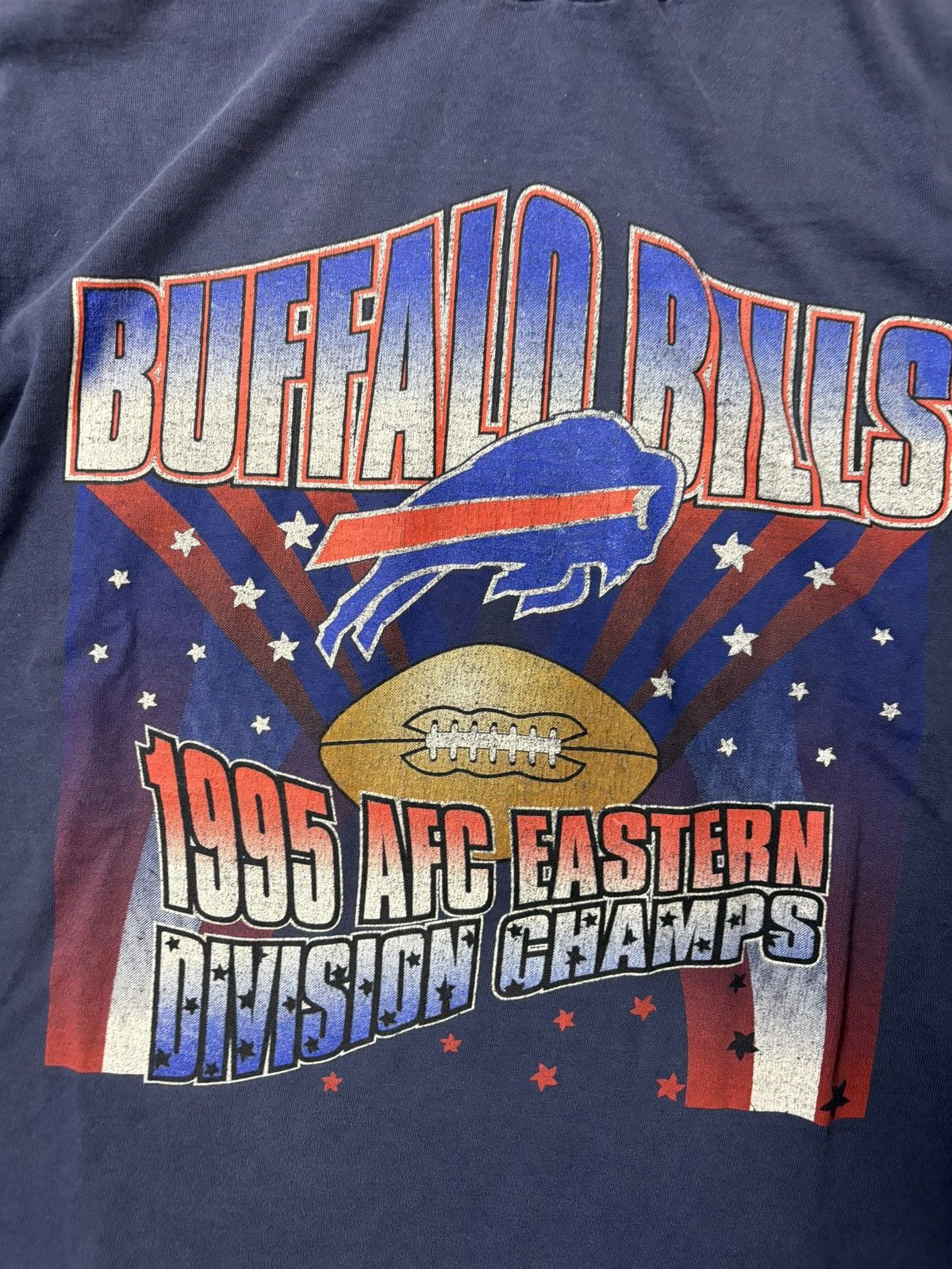 NFL Vintage 1995 Buffalo Bills AFC Champions T-Shirt Size US L / EU 52-54 / 3 - 2 Thumbnail