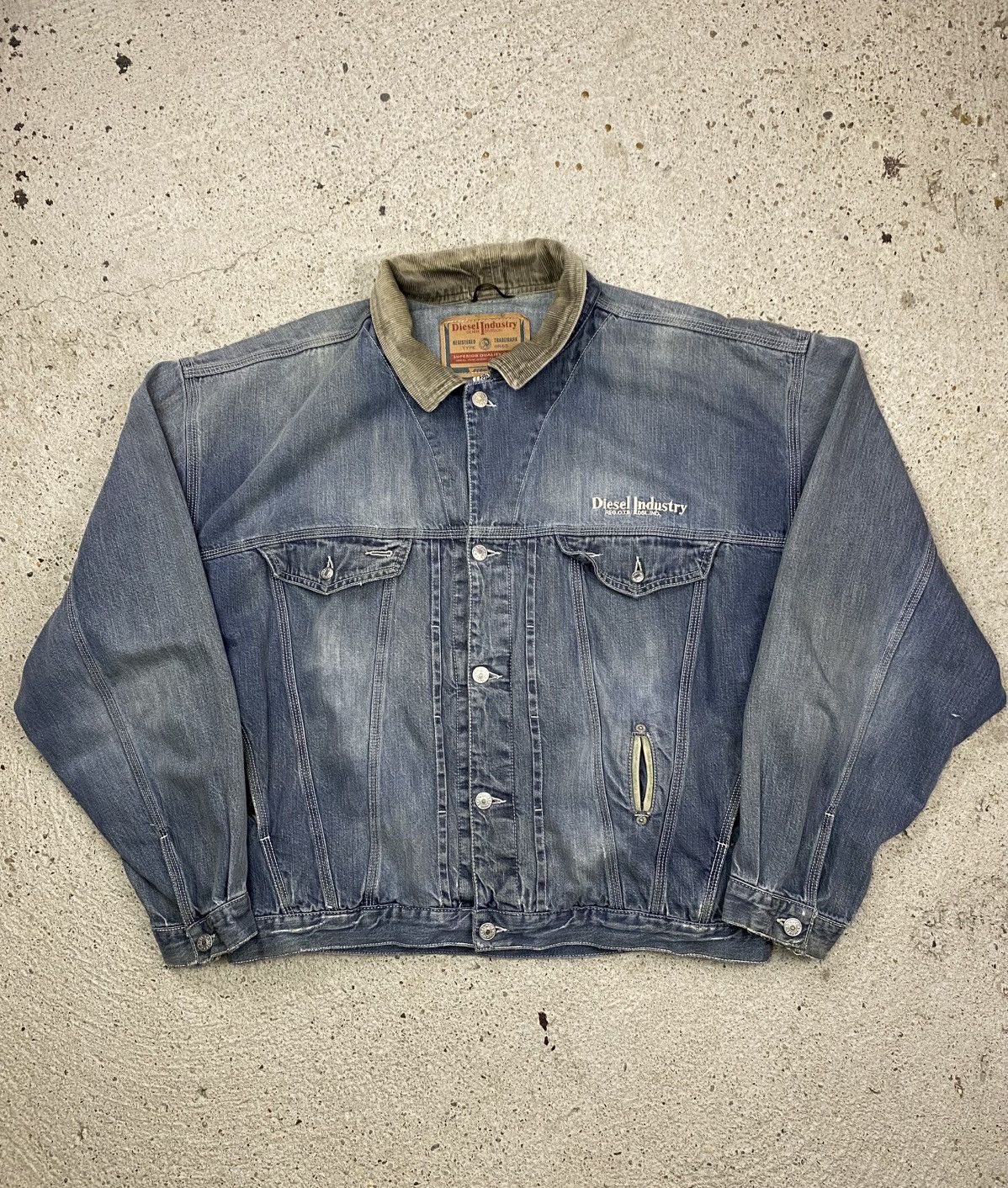 Diesel Diesel denim jacket vintage trashed made in italy archive Size US XXL / EU 58 / 5 - 10 Thumbnail