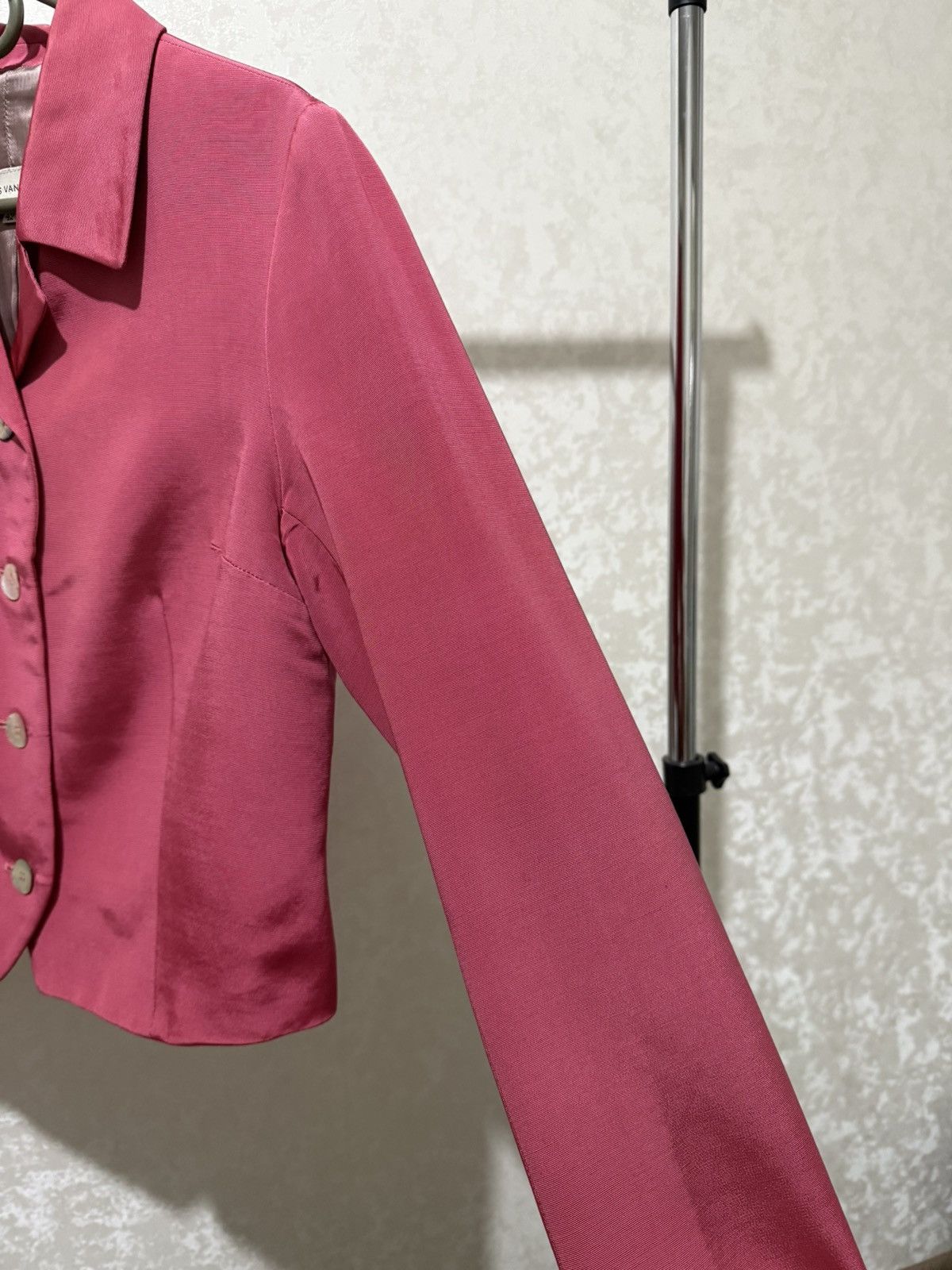 Dries Van Noten DRIES VAN NOTEN BLAZER WOOMEN’S PINK 4 BUTTONS SUIT LUXURY Size M / US 6-8 / IT 42-44 - 8 Thumbnail