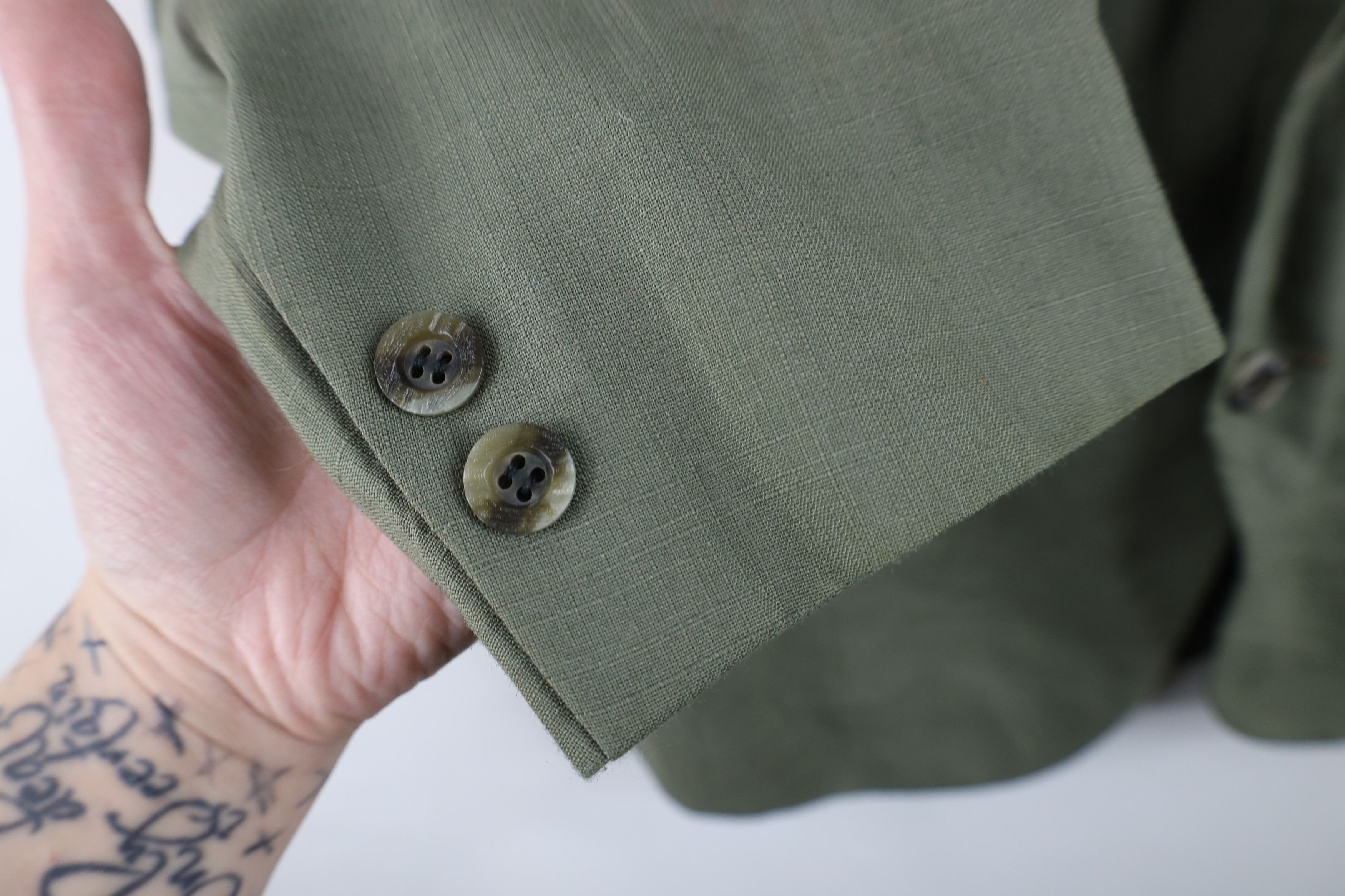 Vintage Vintage 50s Palm Beach 2 Button Suit Jacket Blazer Green USA Size US L / EU 52-54 / 3 - 8 Thumbnail