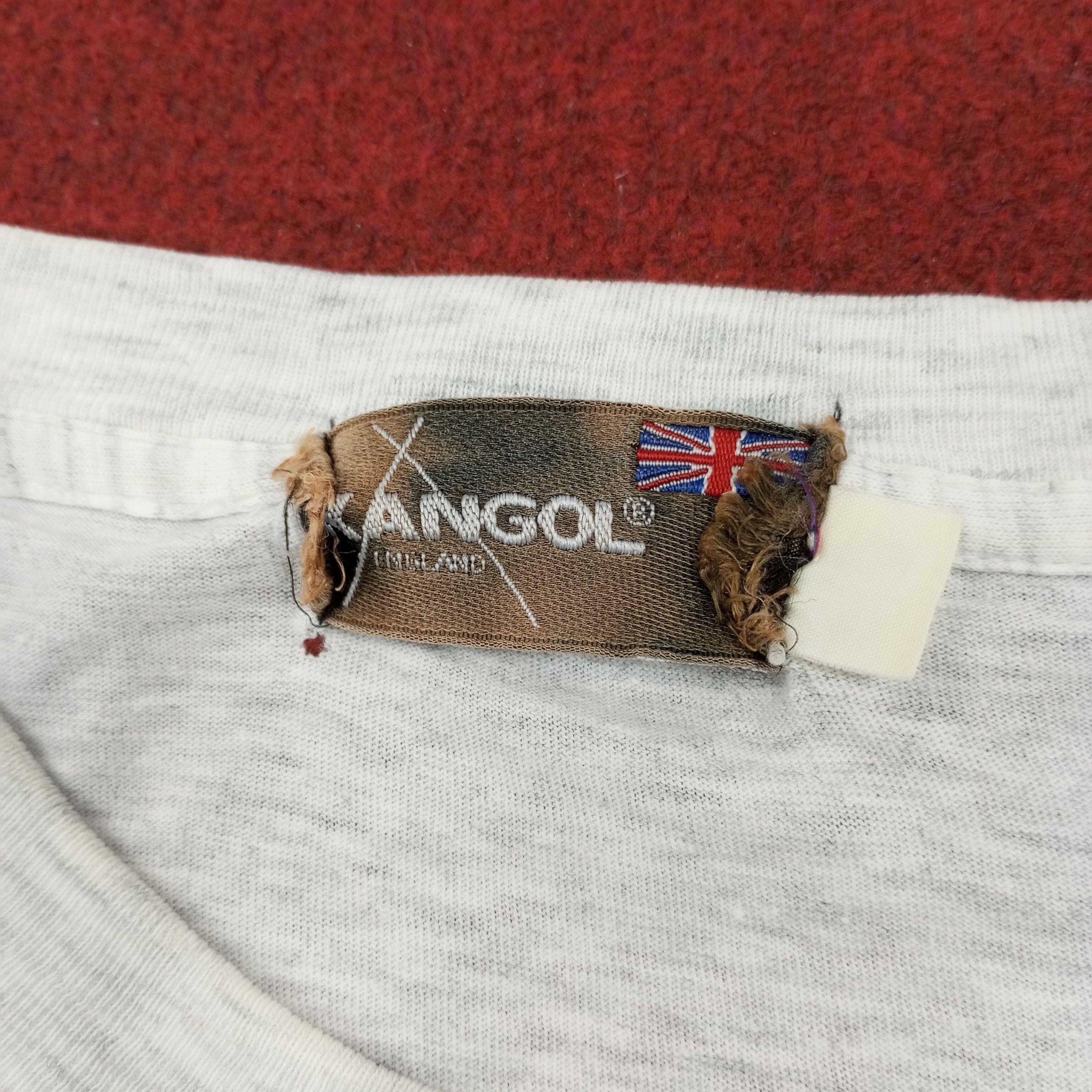Kangol × Vintage Kangol Logo Design Streetwear Vintage Tshirt Size US L / EU 52-54 / 3 - 6 Thumbnail