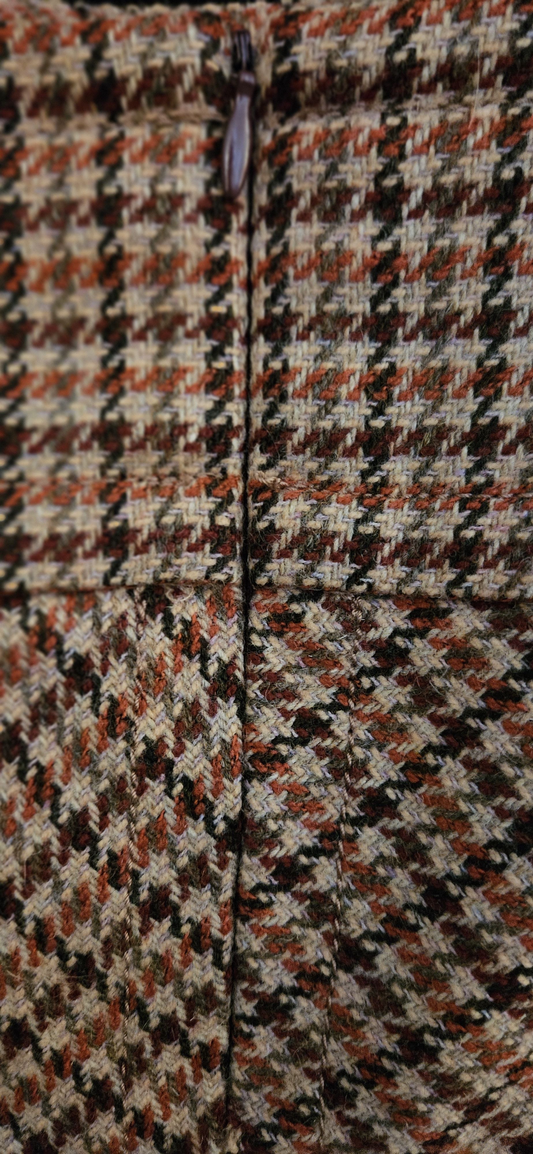 Other Philippe Adec brown wool tweed skirt Size 26" / US 2 / IT 38 - 4 Thumbnail