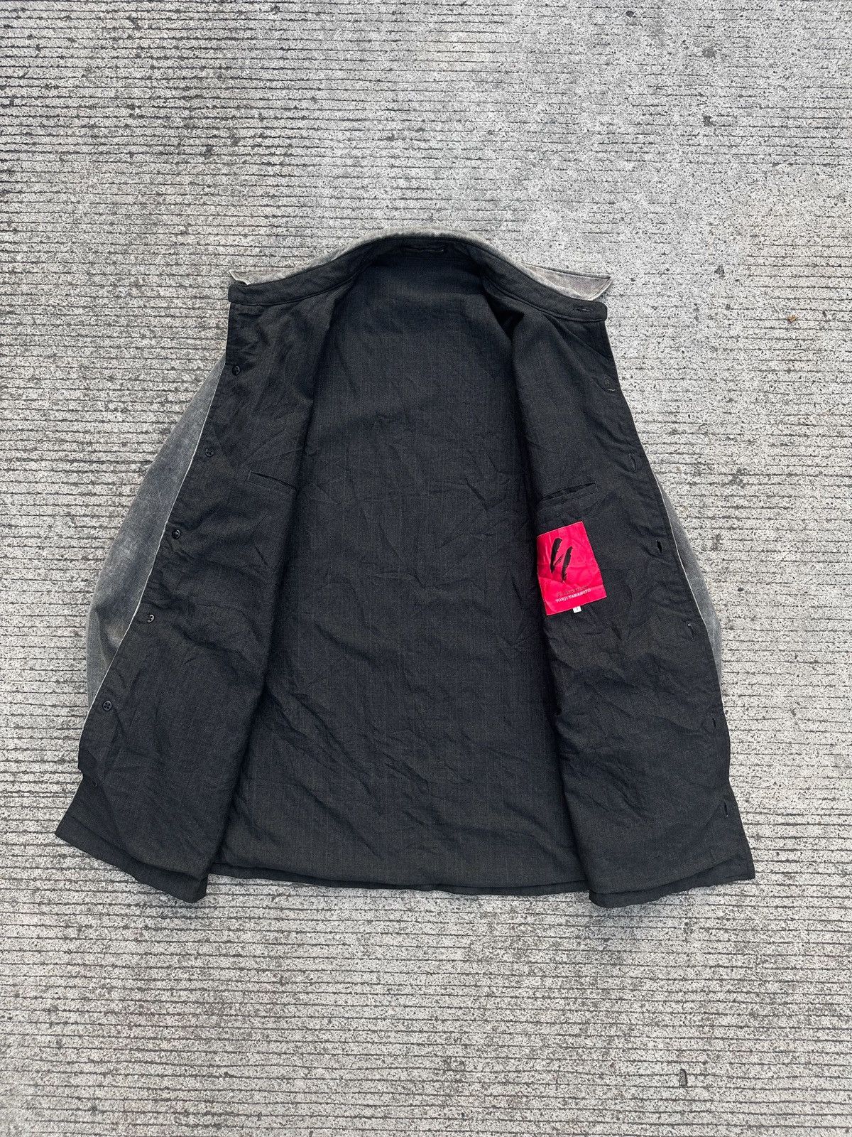 Y's for Men × Yohji Yamamoto Yohji Yamamoto SS08 Y’s For Men Washed Dye Shirt Jacket Size US L / EU 52-54 / 3 - 4 Thumbnail