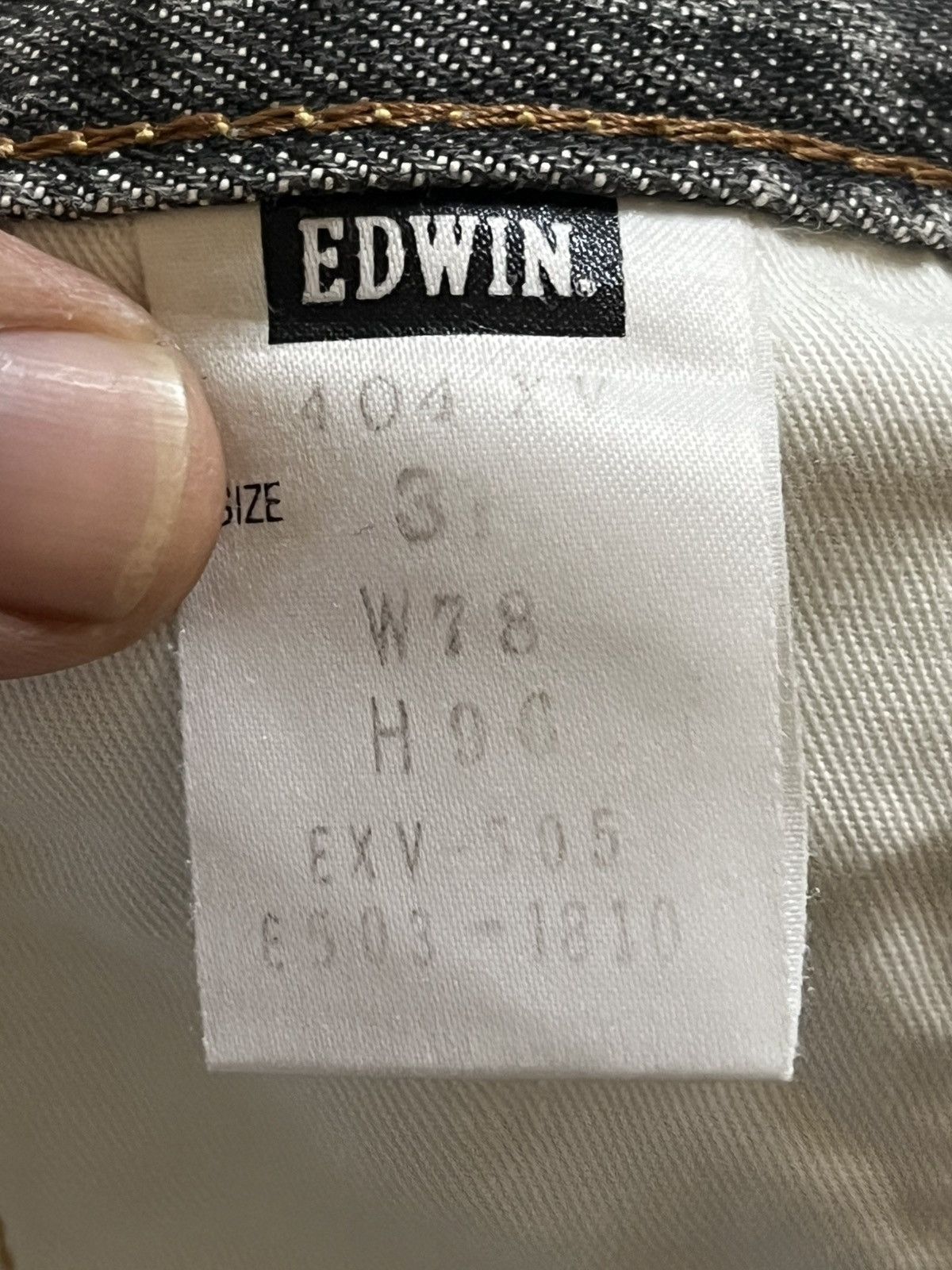 Edwin Vintage Edwin Exclusive Vintage Faded GrungeDistressed Denim Size US 32 / EU 48 - 9 Thumbnail