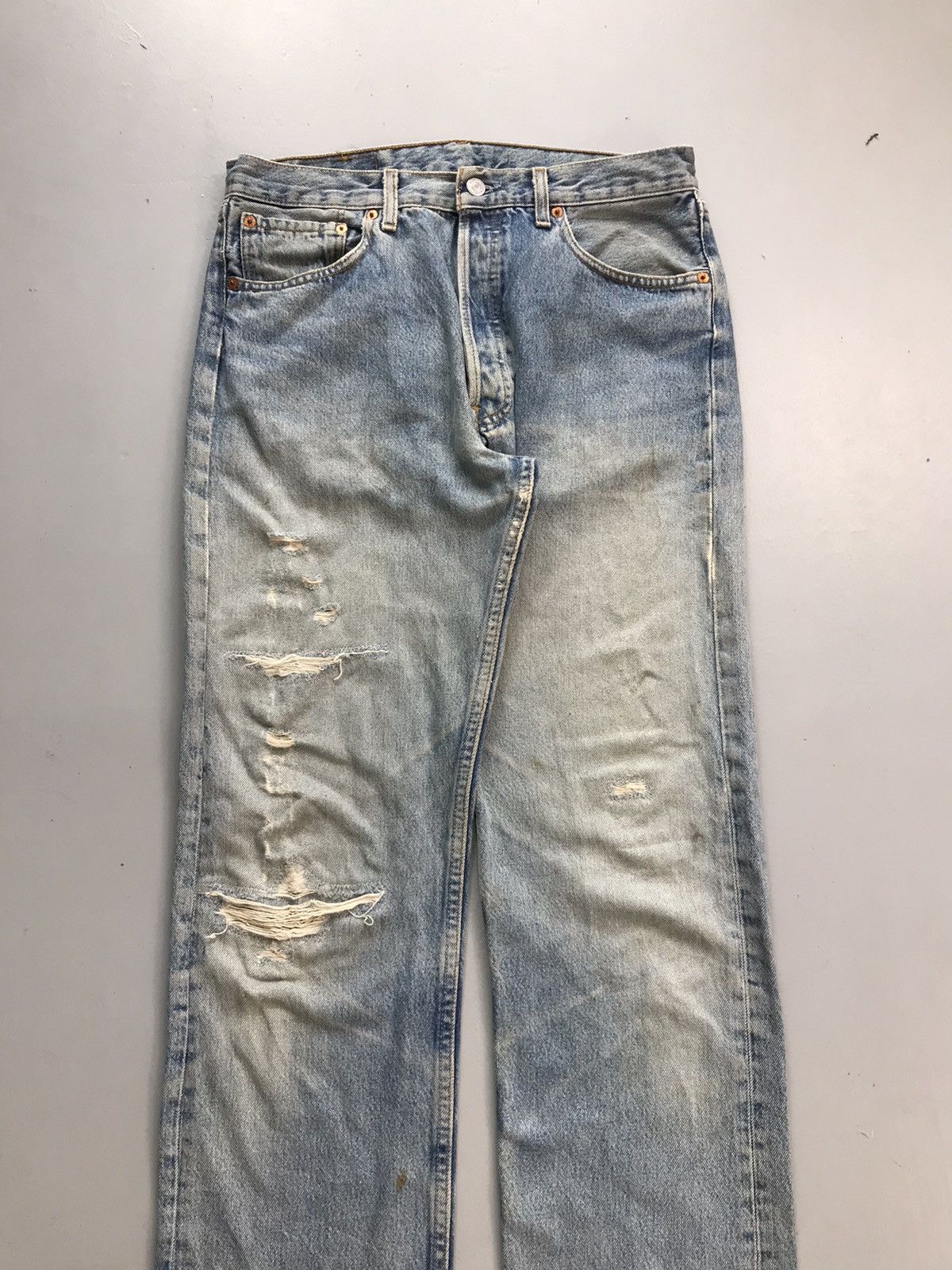 Levi's Vintage Levi’s 501 distressed denim Size US 32 / EU 48 - 5 Thumbnail