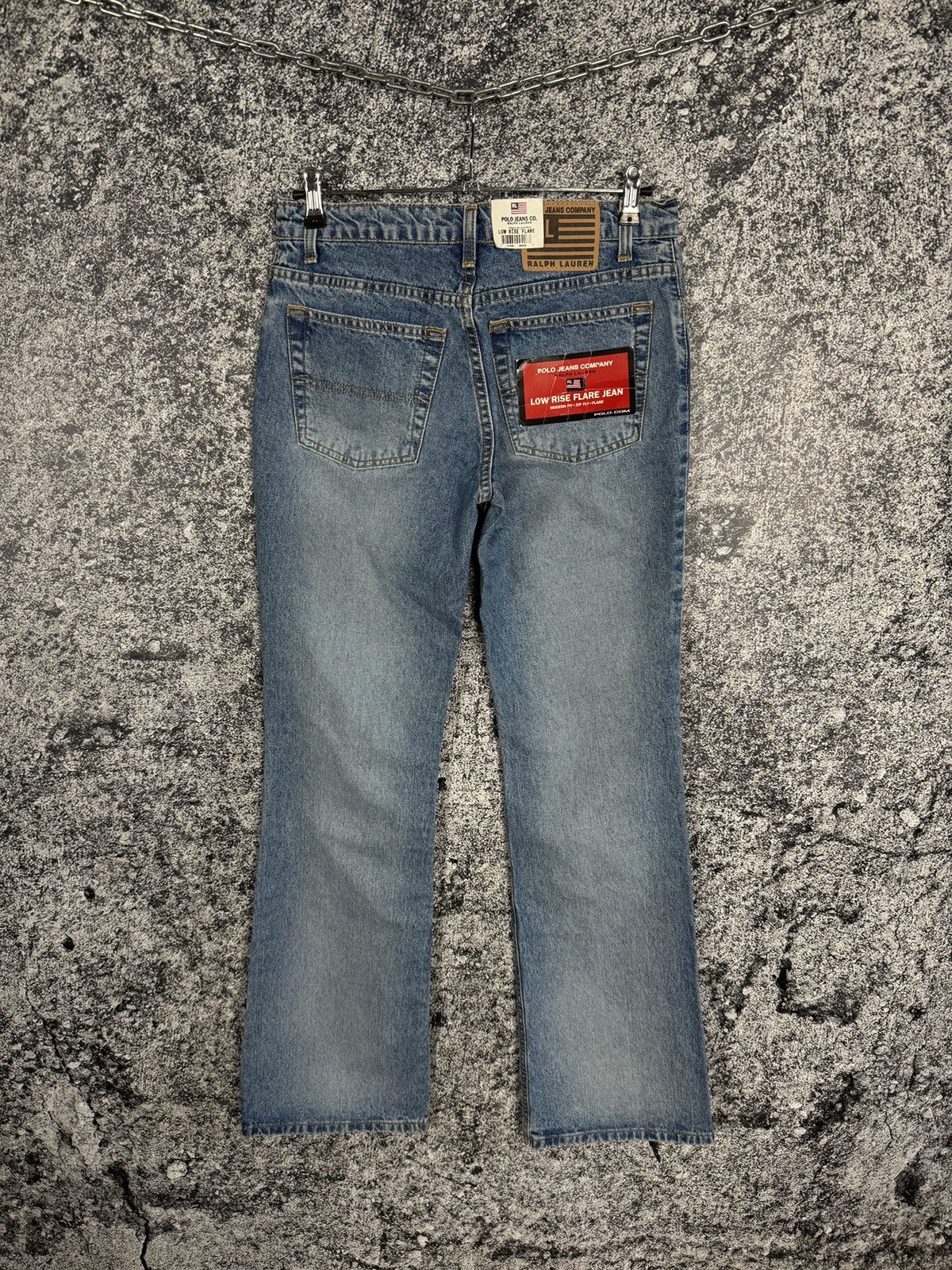 Ralph Lauren Polo Jeans Co. Ralph Lauren Flare Jeans Low Rise USA Flag Size 30" / US 8 / IT 44 - 1 Thumbnail