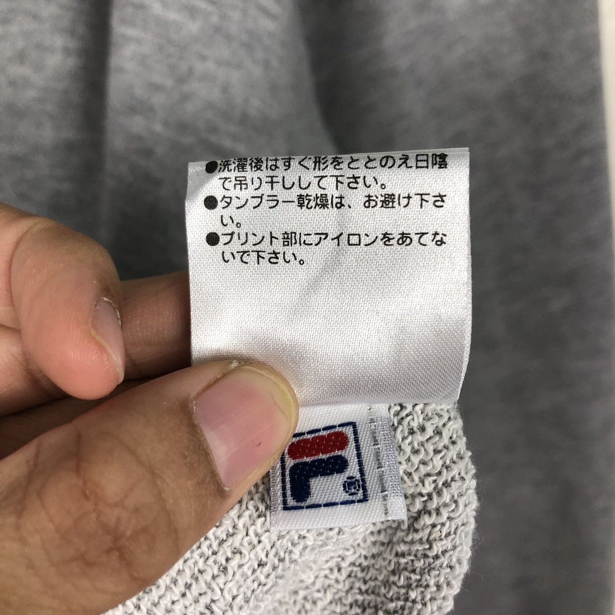 Japanese Brand 📌Vintage Sweatshirt Fila Big Logo Spell Out Size US L / EU 52-54 / 3 - 17 Thumbnail