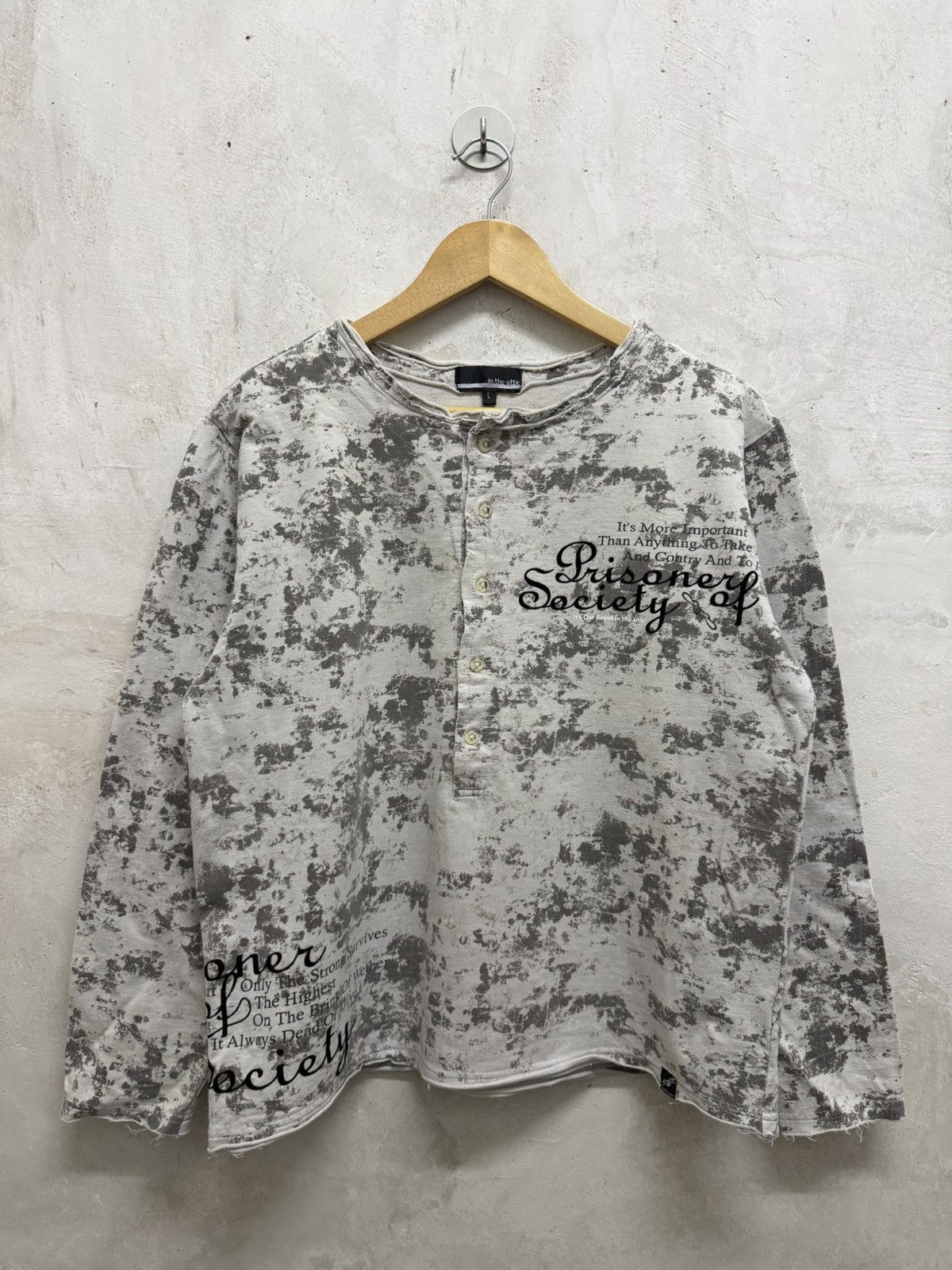 In The Attic Distressed vkei 2000s In the Attic punk LS lgb kmrii styled Size US L / EU 52-54 / 3 - 1 Thumbnail