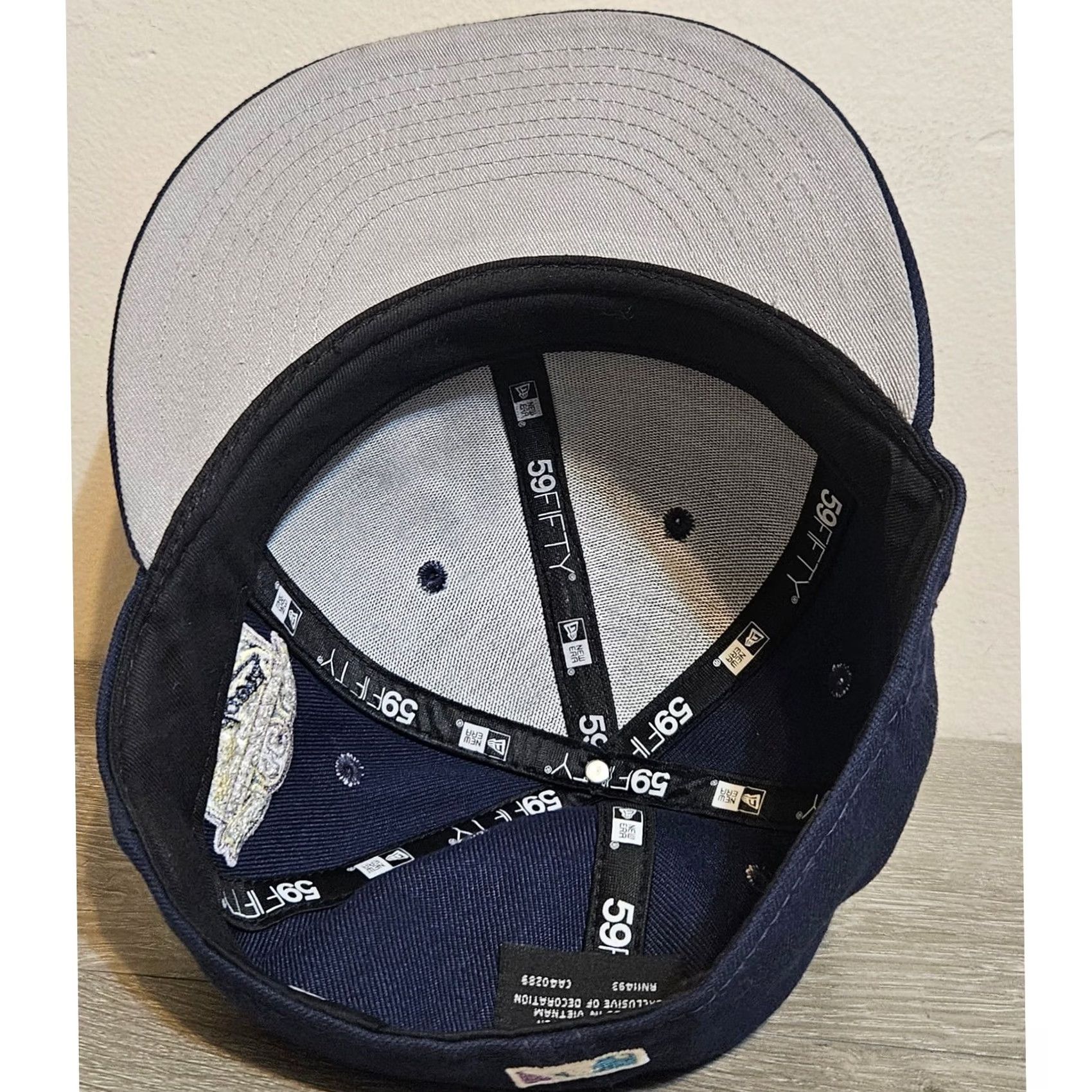 New Era New Era Los Angeles Dodgers Stadium Patch Hat Size 7 Navy Blue Mens 40th Anniversary Size ONE SIZE - 7 Thumbnail