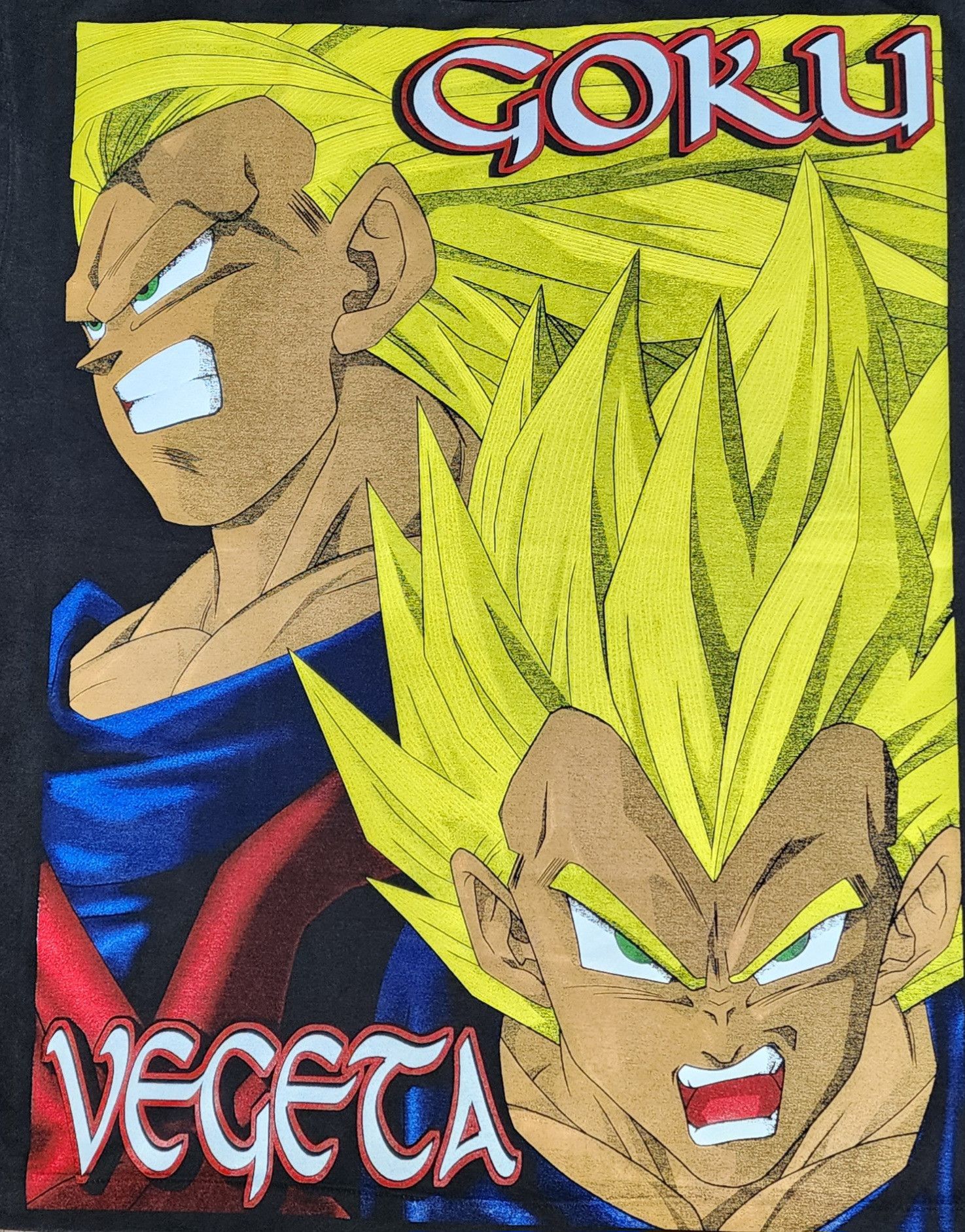 Anime × Cartoon Network Rare Dragon Ball🐉shirts Goku Vegeta Peyote style Tees Size US XL / EU 56 / 4 - 5 Thumbnail